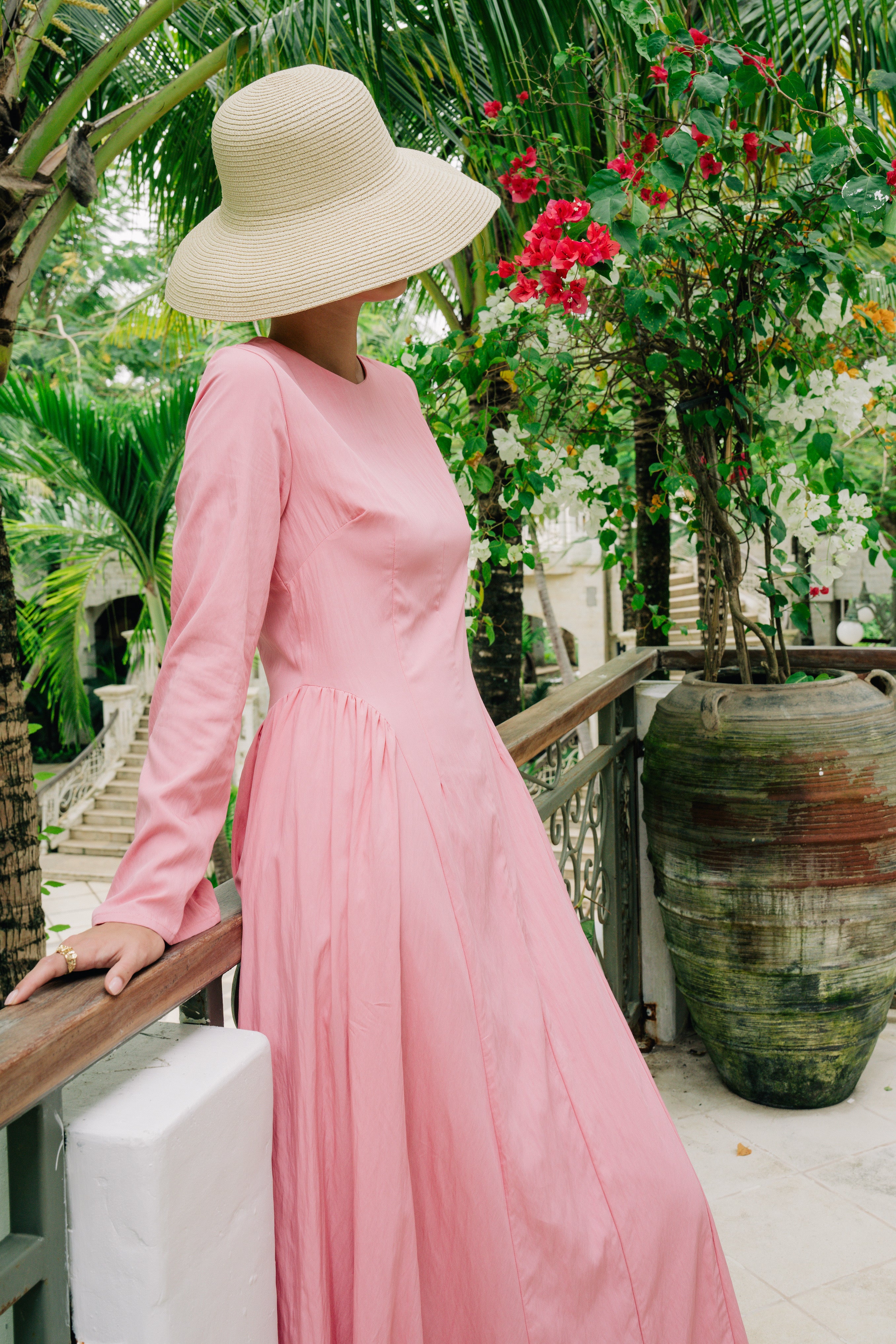 Safiya Maxi Dress - Petal Pink