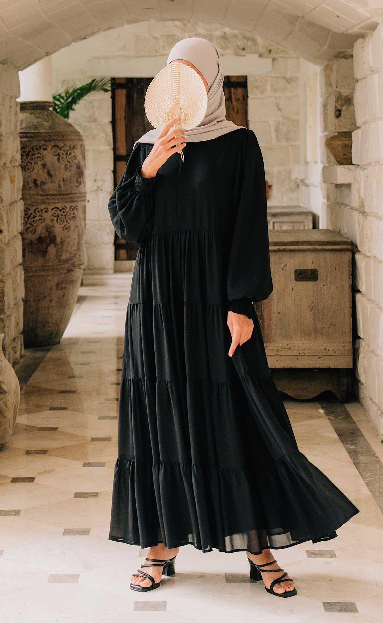 Azealia Flare Maxi - Onyx