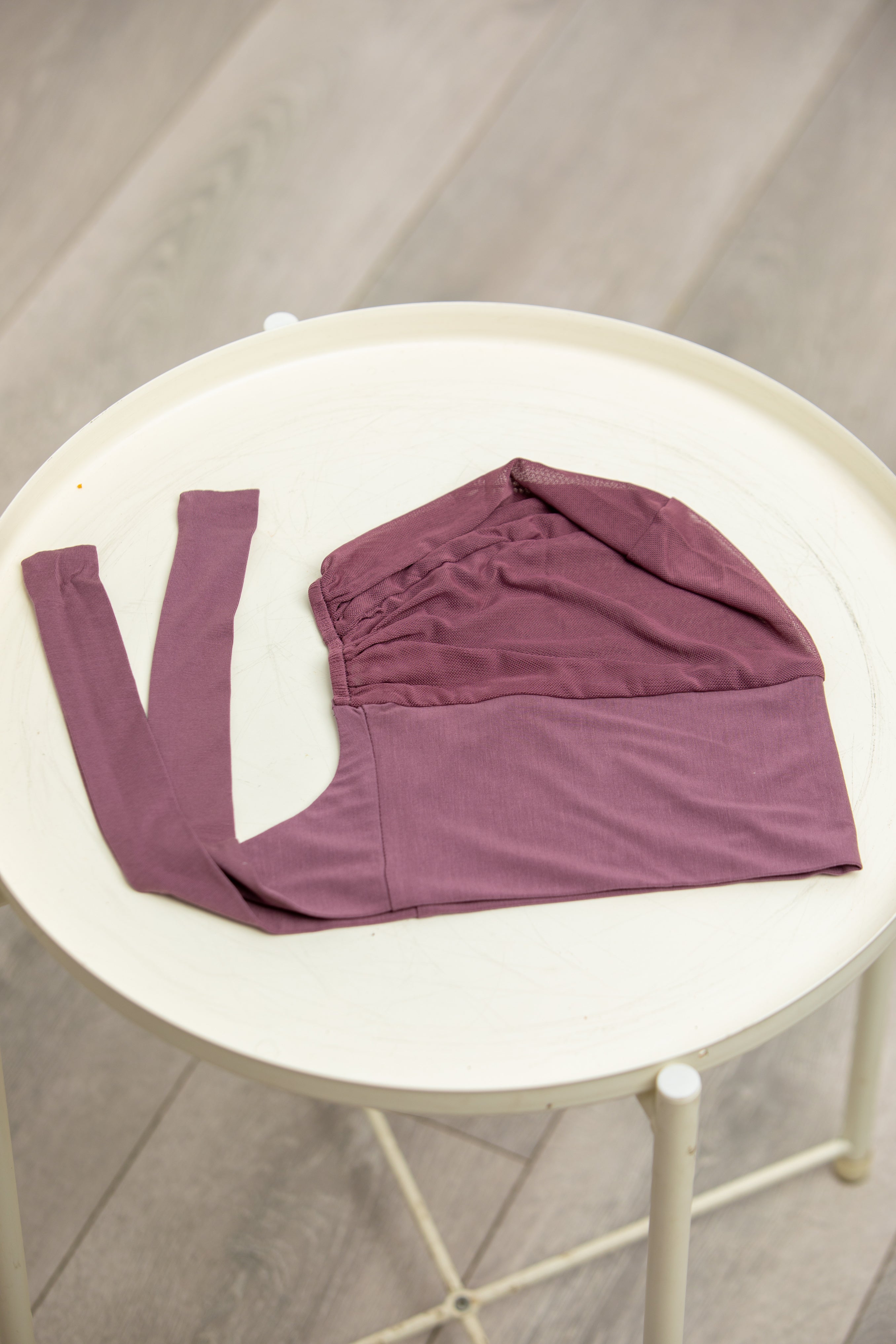 Hijab and Mesh Cap Set - Mauve Taupe