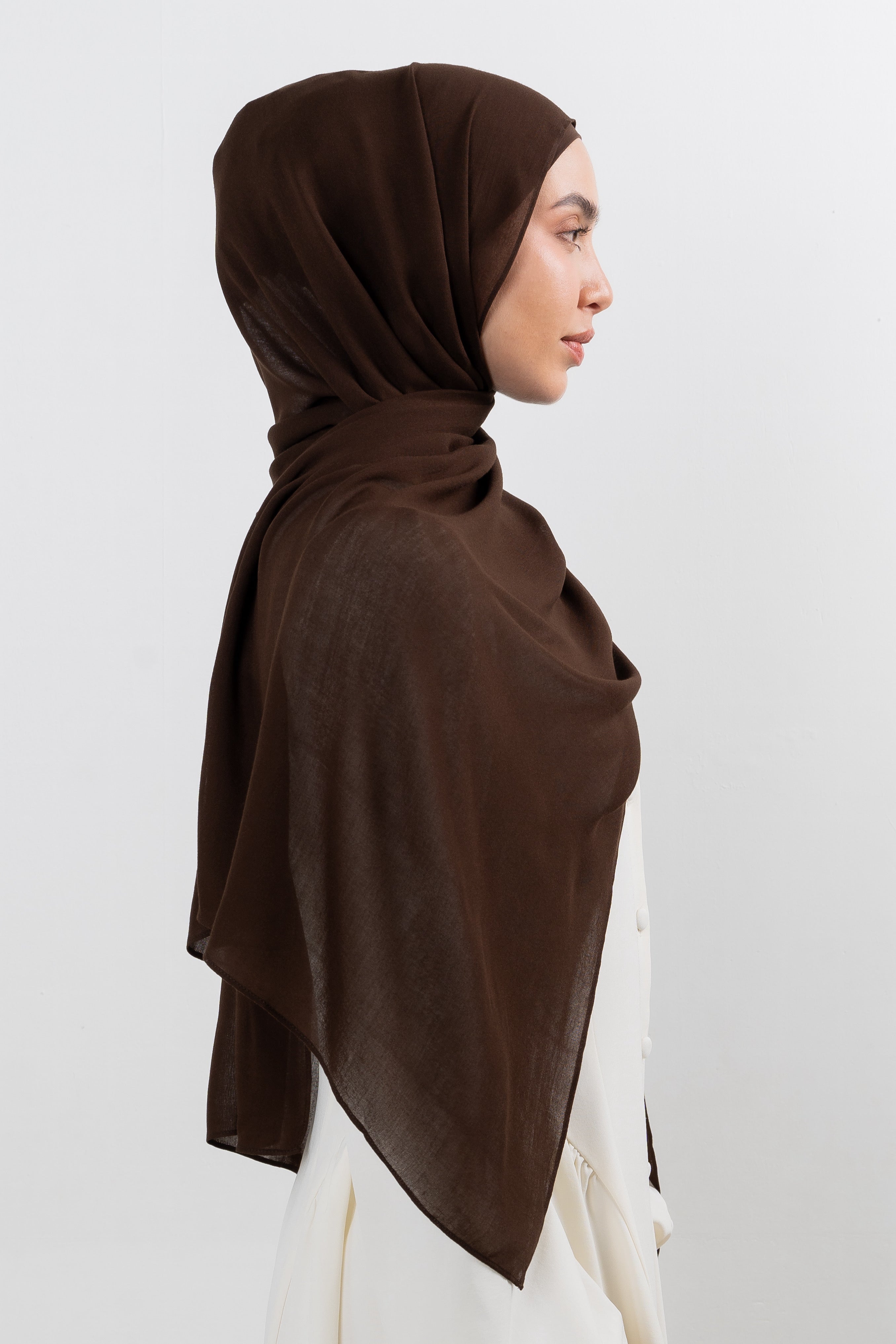 Modal Hijab Set - Royal Brown - Modern Hijabi