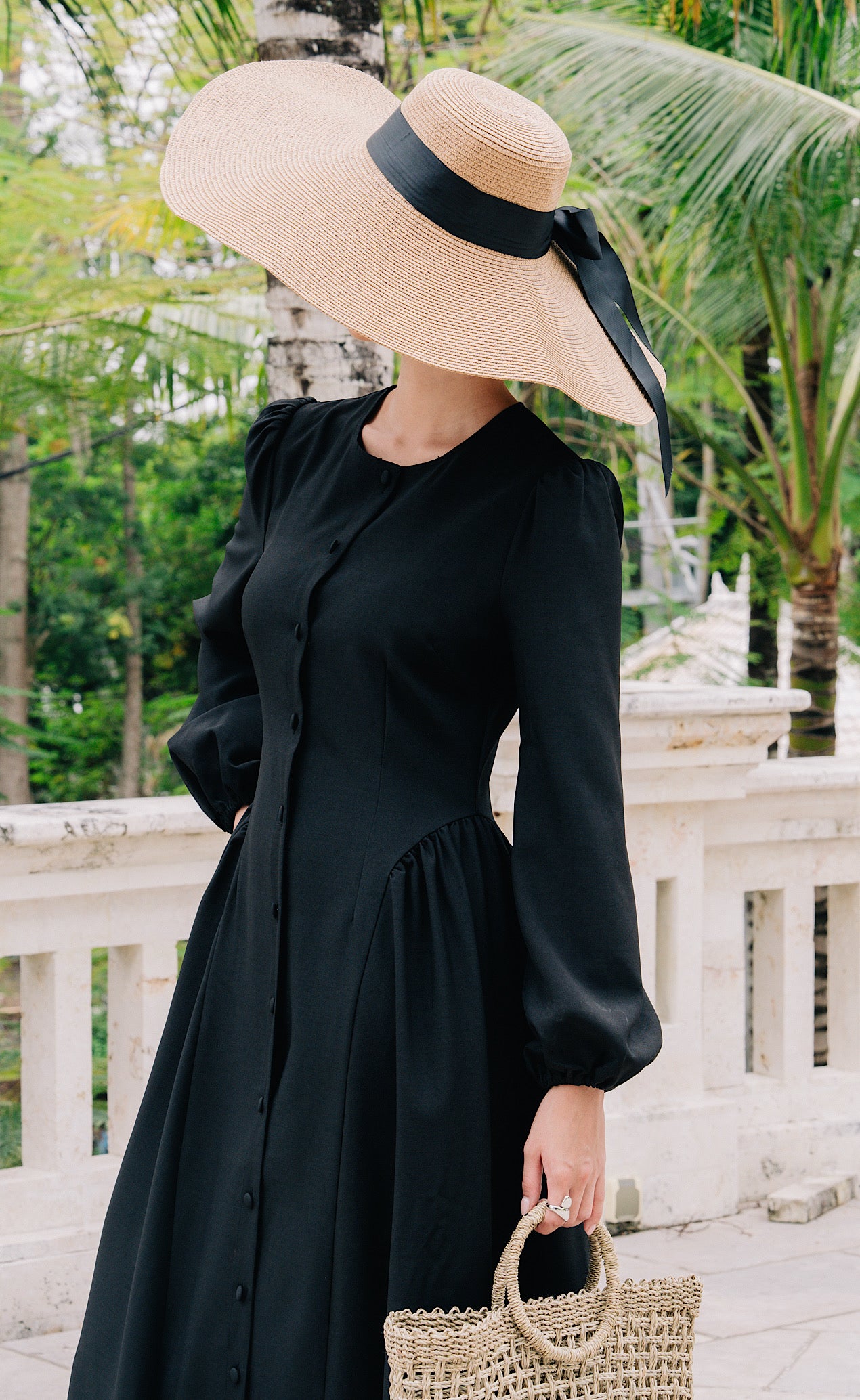 Salma Maxi Dress - Onyx