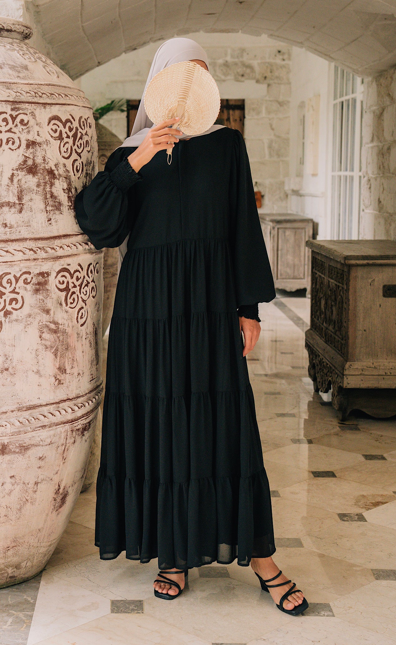 Azealia Flare Maxi - Onyx