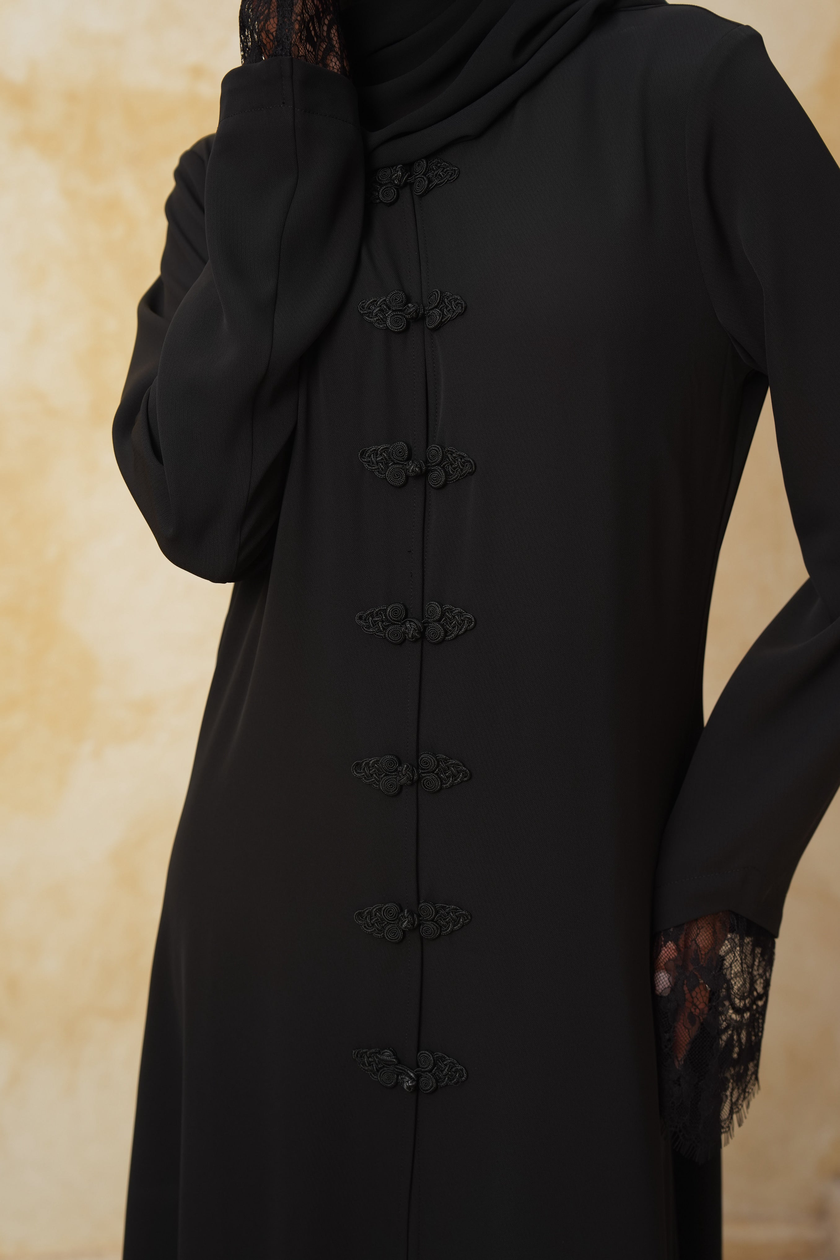 Razan Lace Shirt Dress