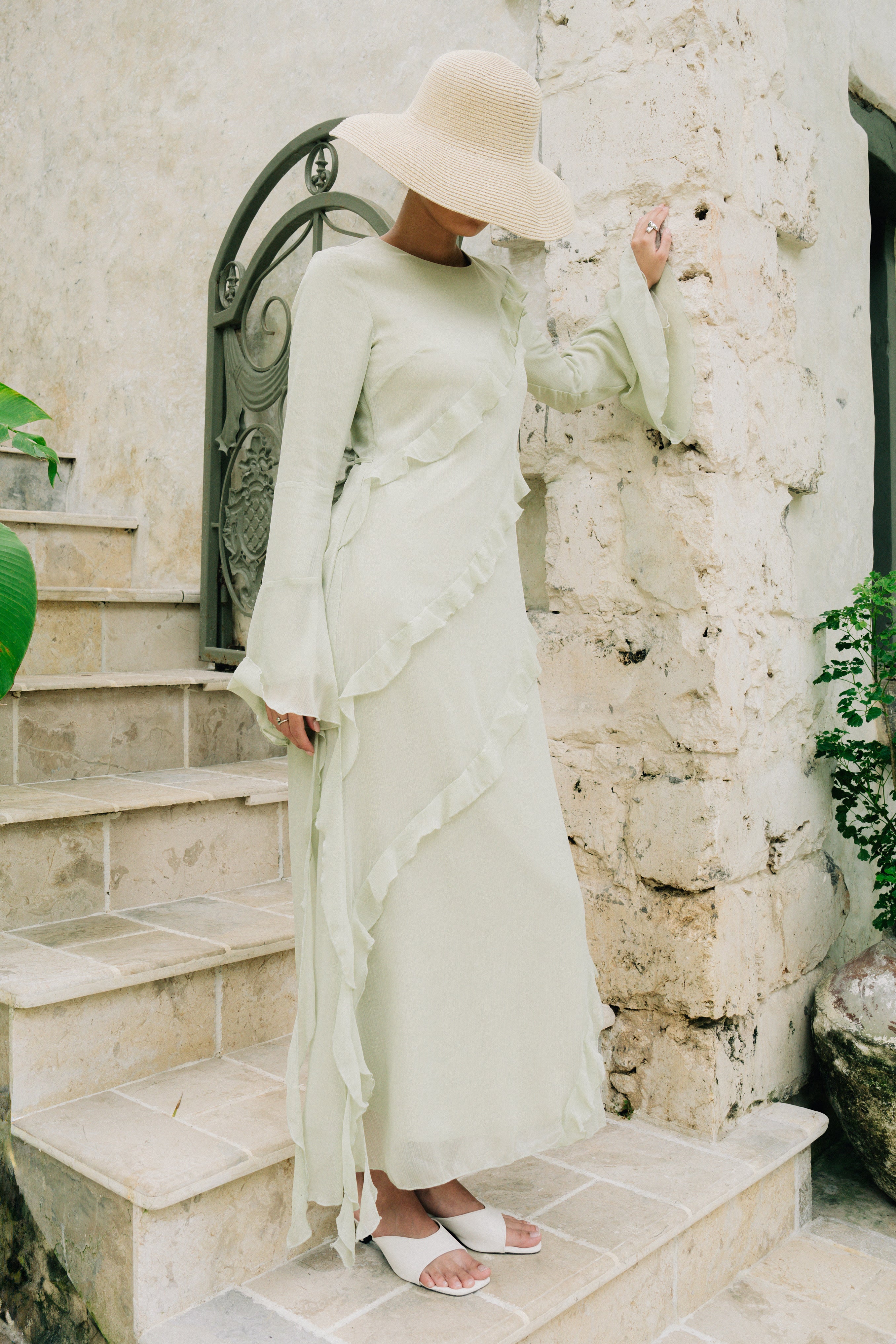 Sura Maxi Dress - Sage Green