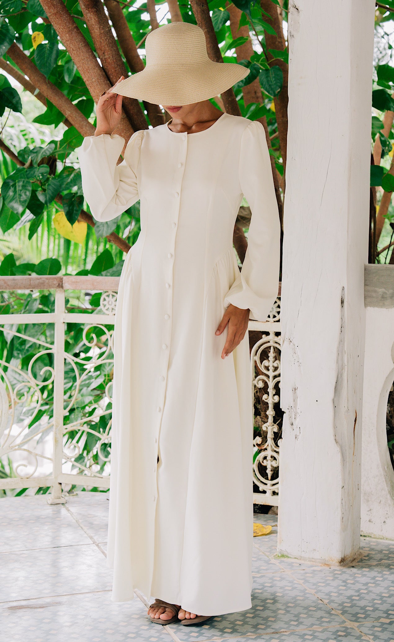 Salma Maxi Dress - Moonstone
