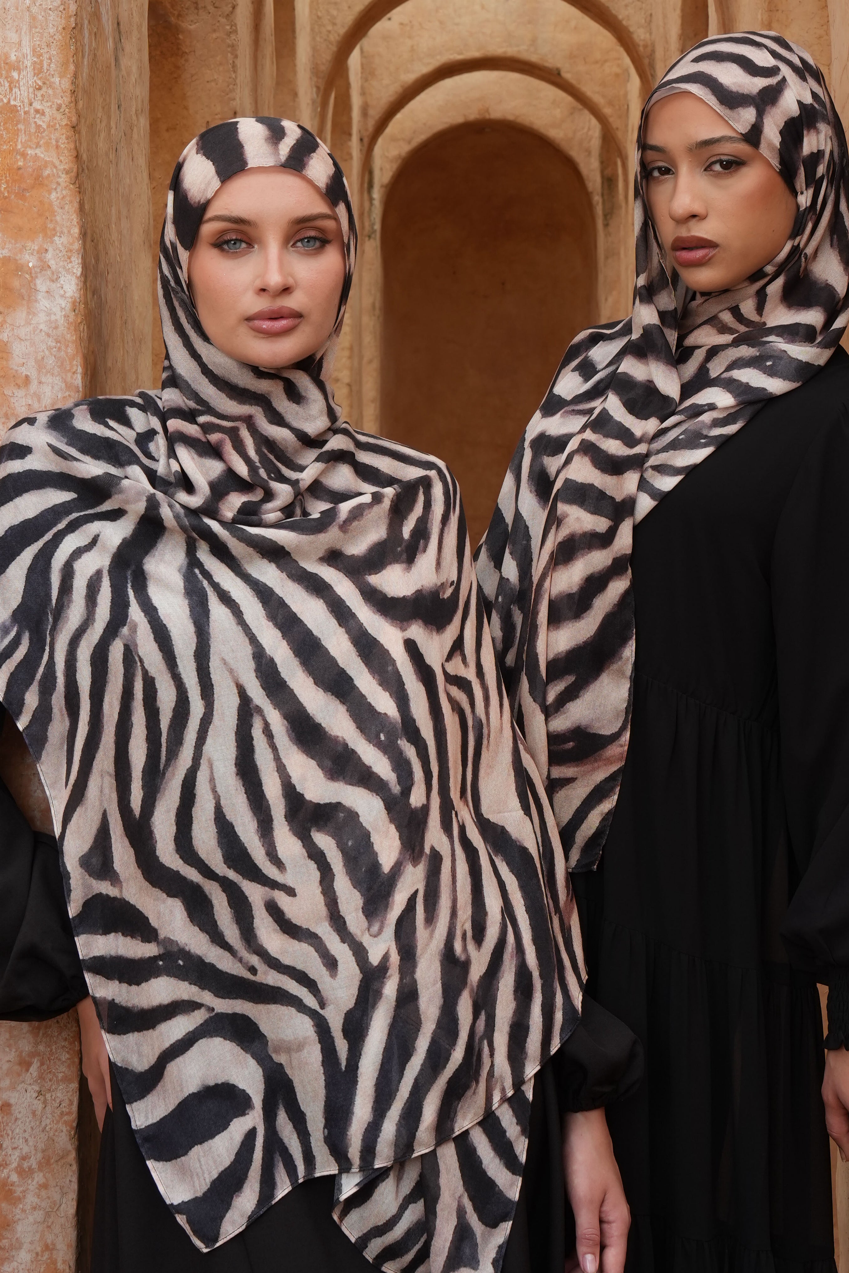 Printed Modal Hijab - Coco Savanna - Modern Hijabi