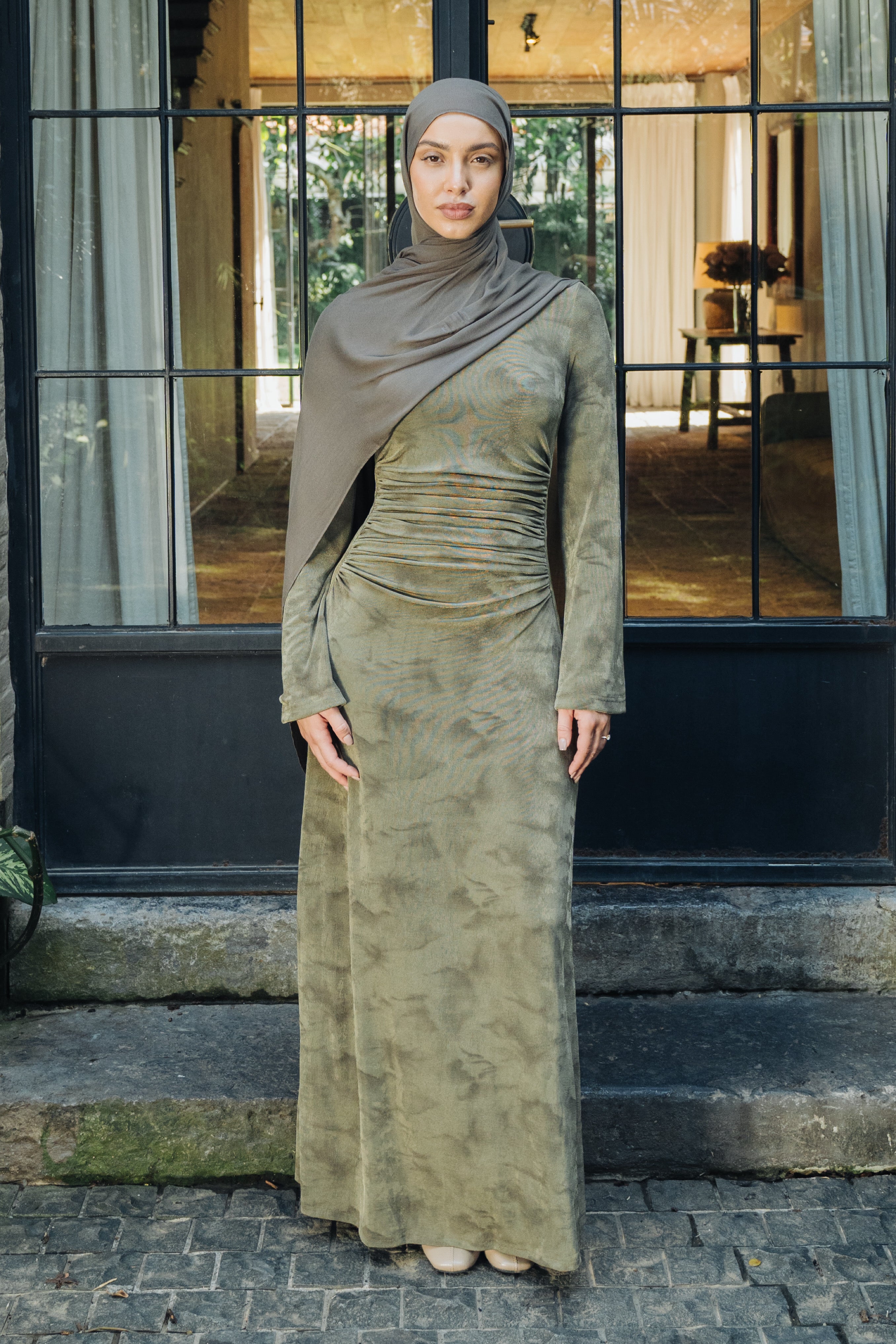 Hadeel Maxi - Green
