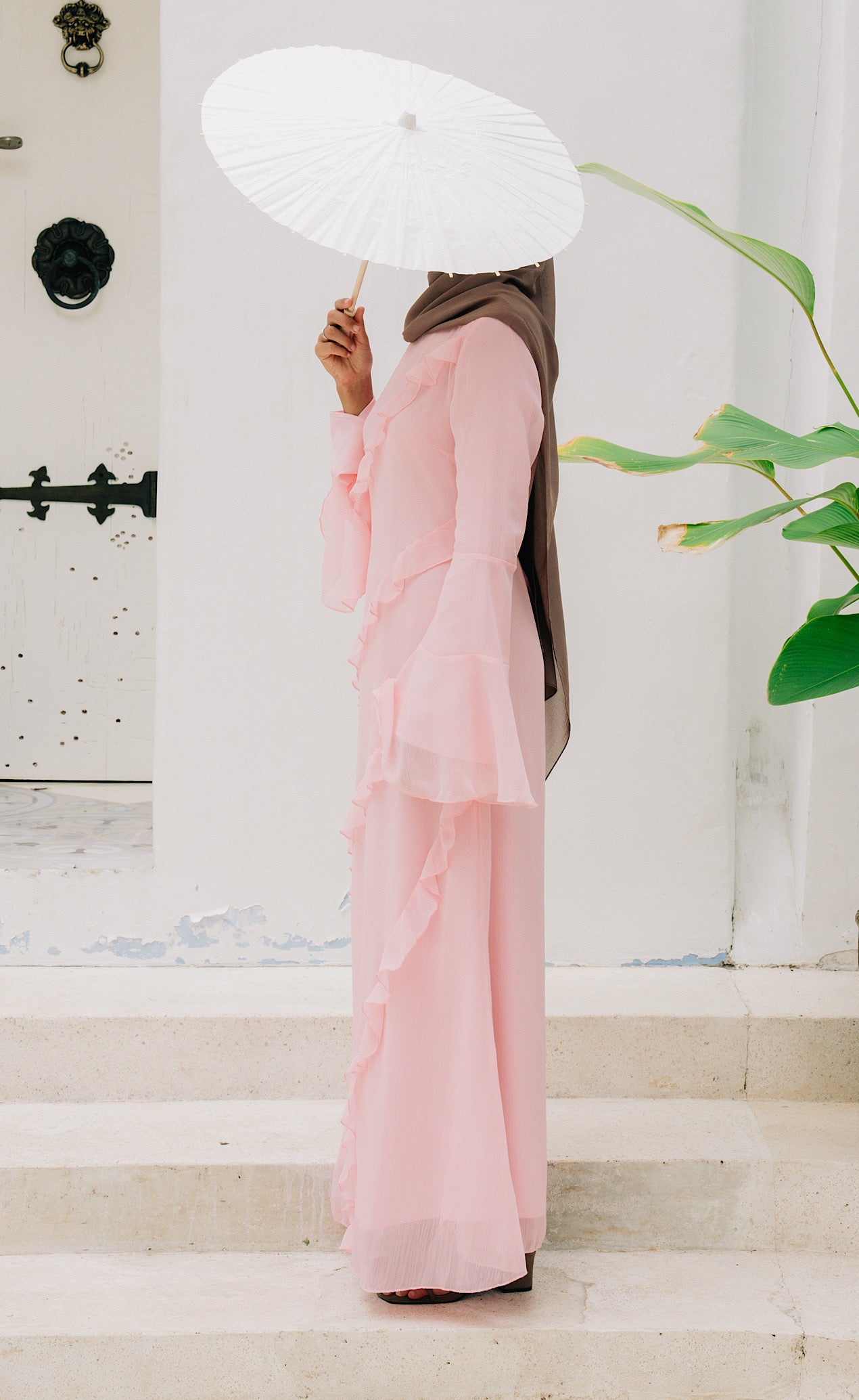 Sura Maxi Dress - Blush Pink