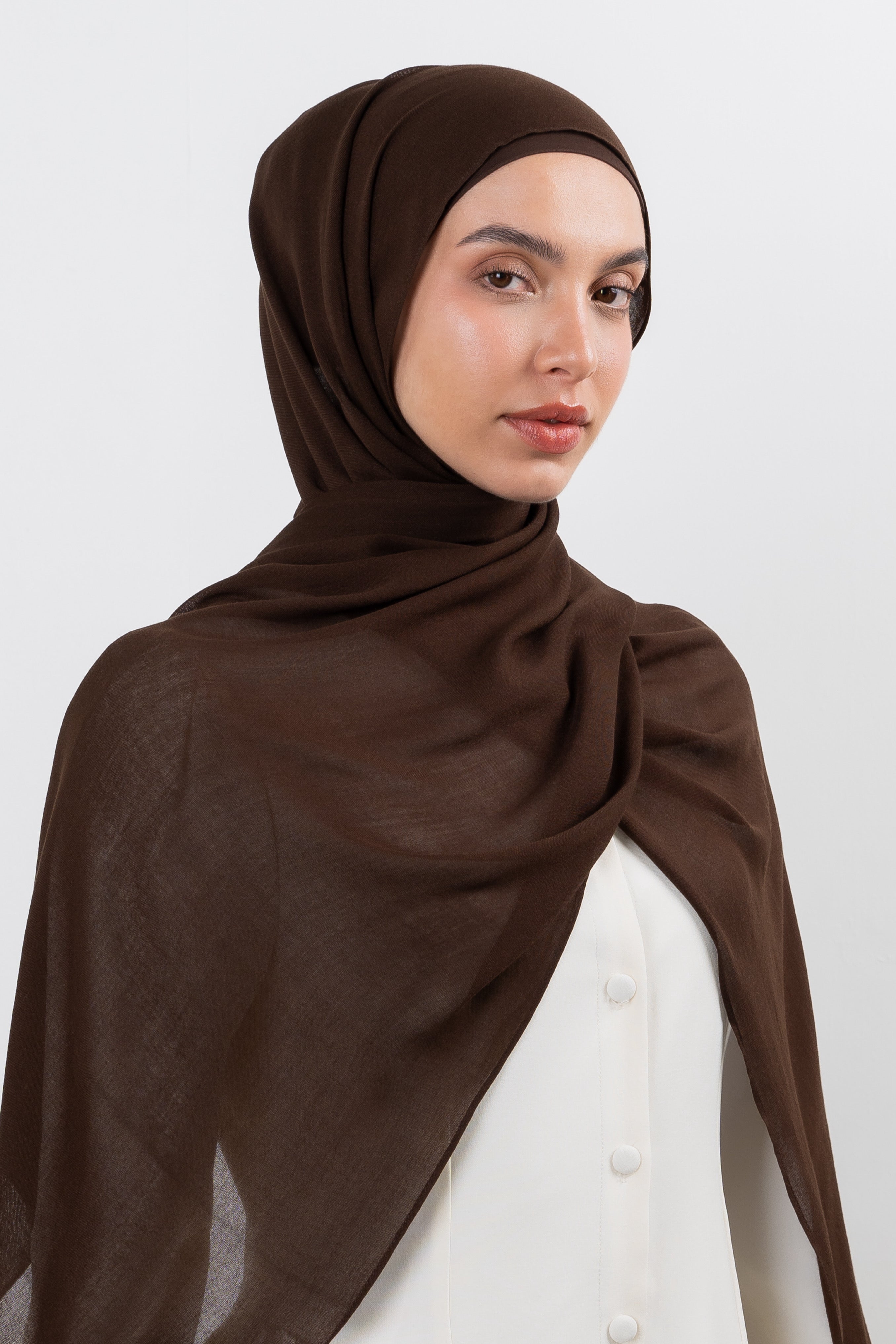 Modal Hijab Set - Royal Brown - Modern Hijabi
