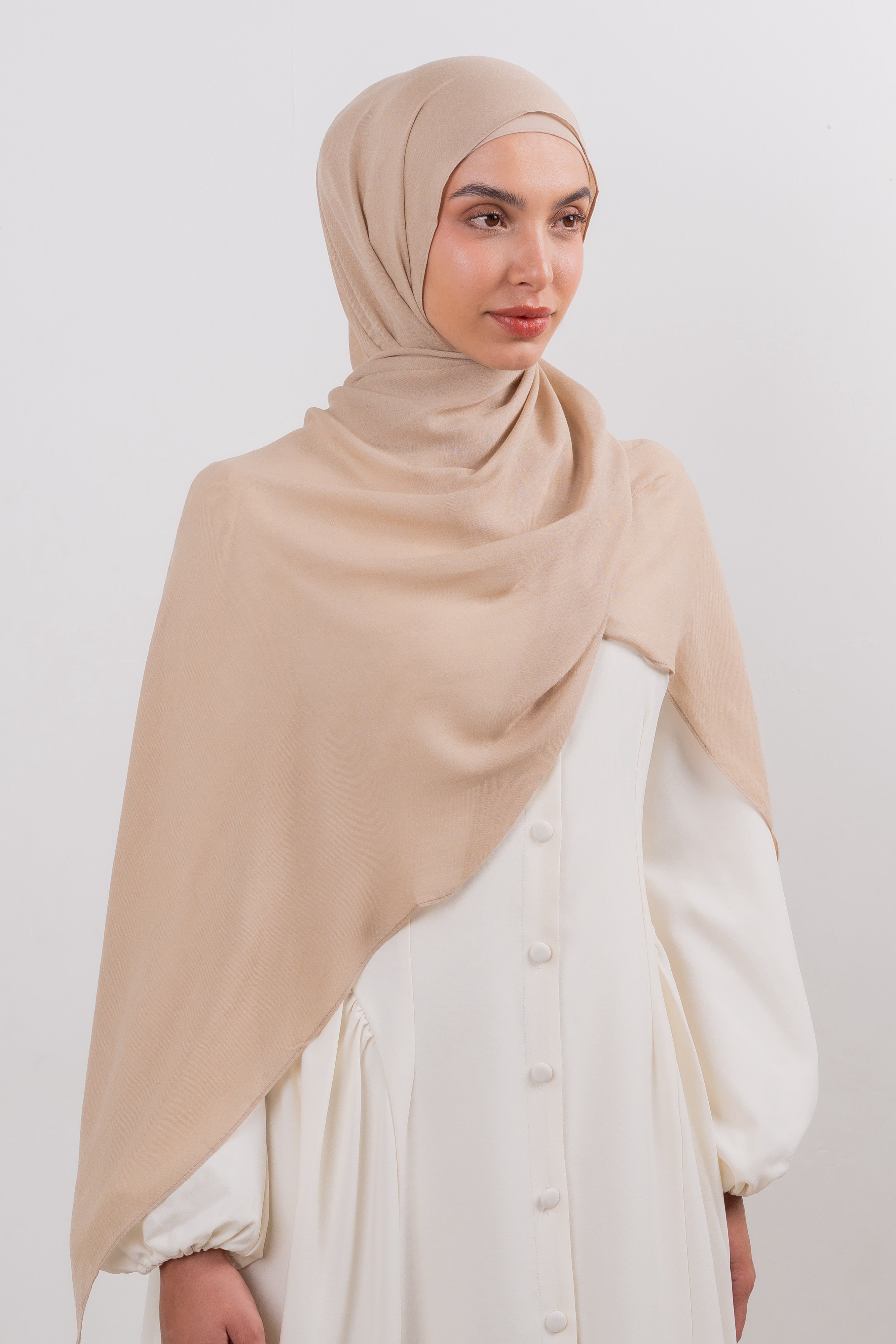 Modal Hijab Set - Sand - Modern Hijabi