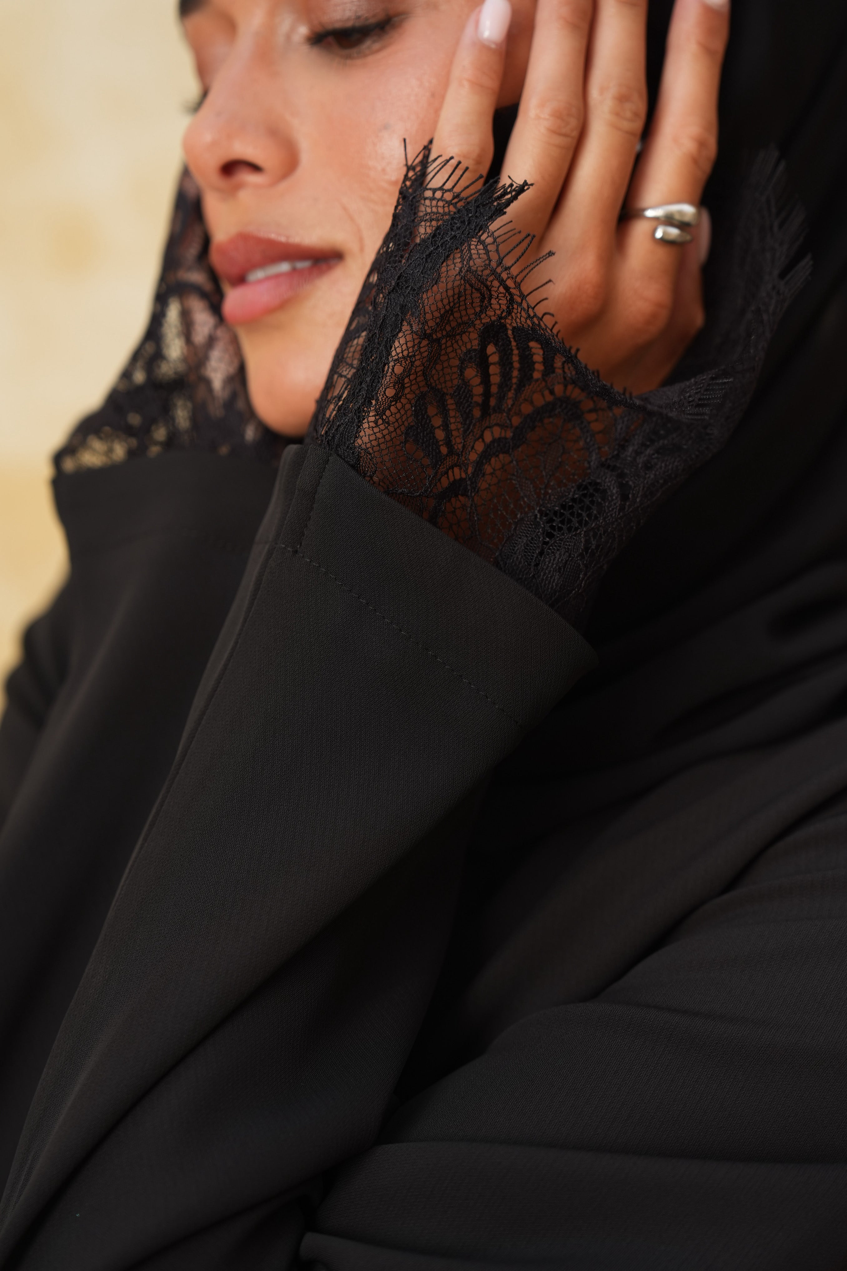 Razan Lace Shirt Dress