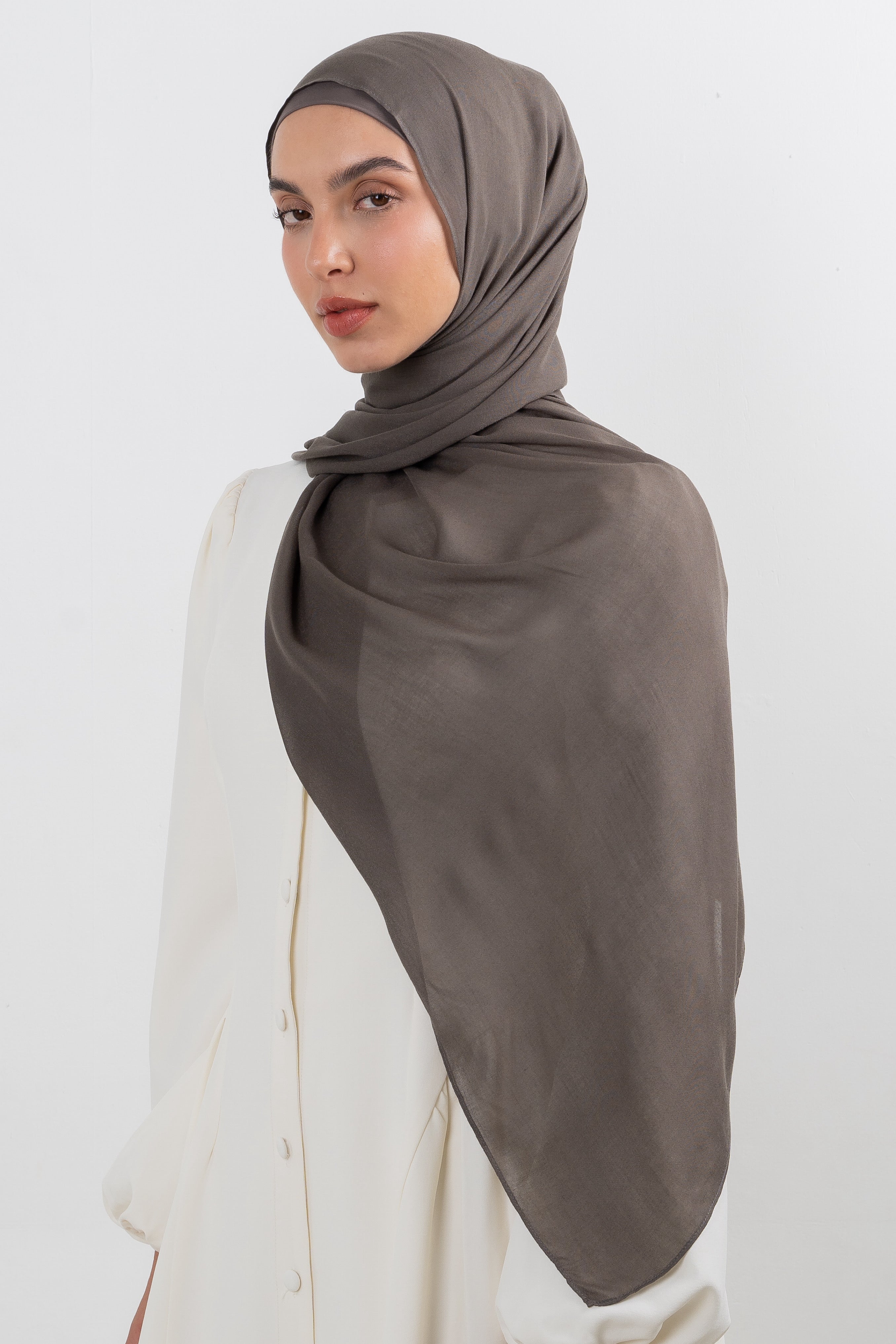 Modal Hijab Set - Dark Truffle - Modern Hijabi
