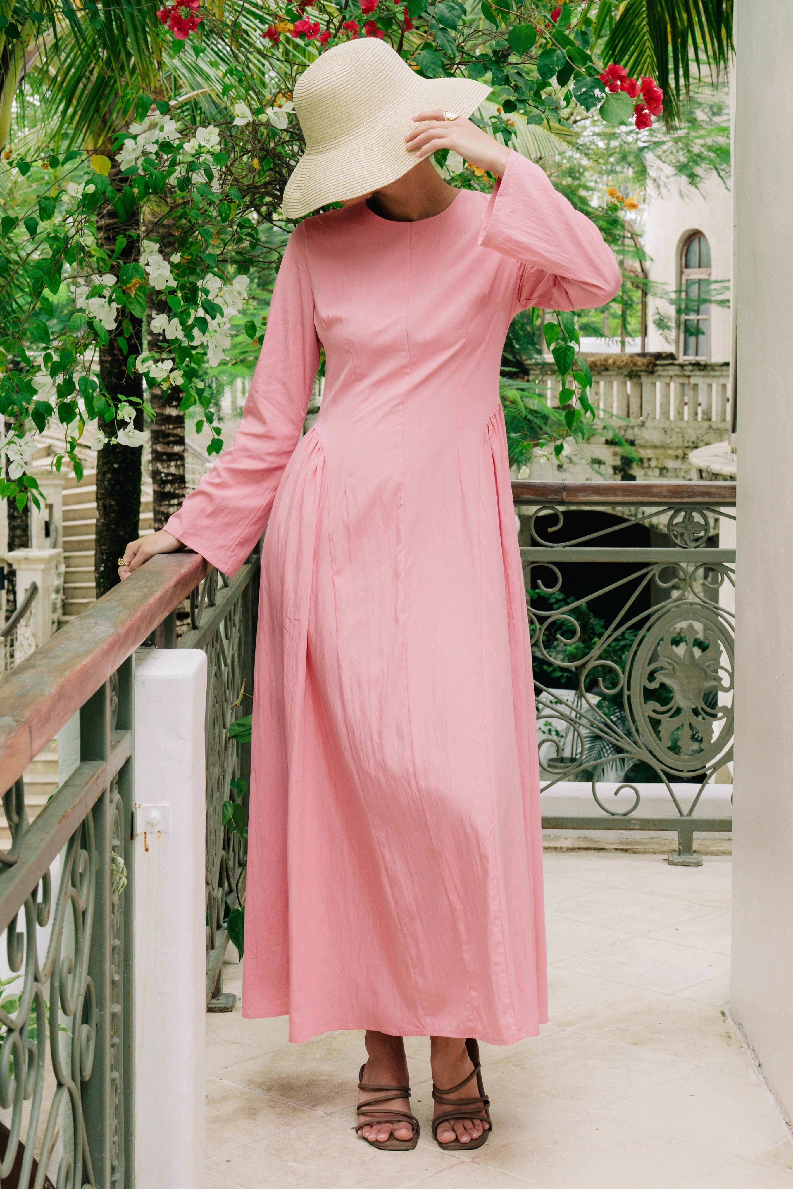 Safiya Maxi Dress - Petal Pink