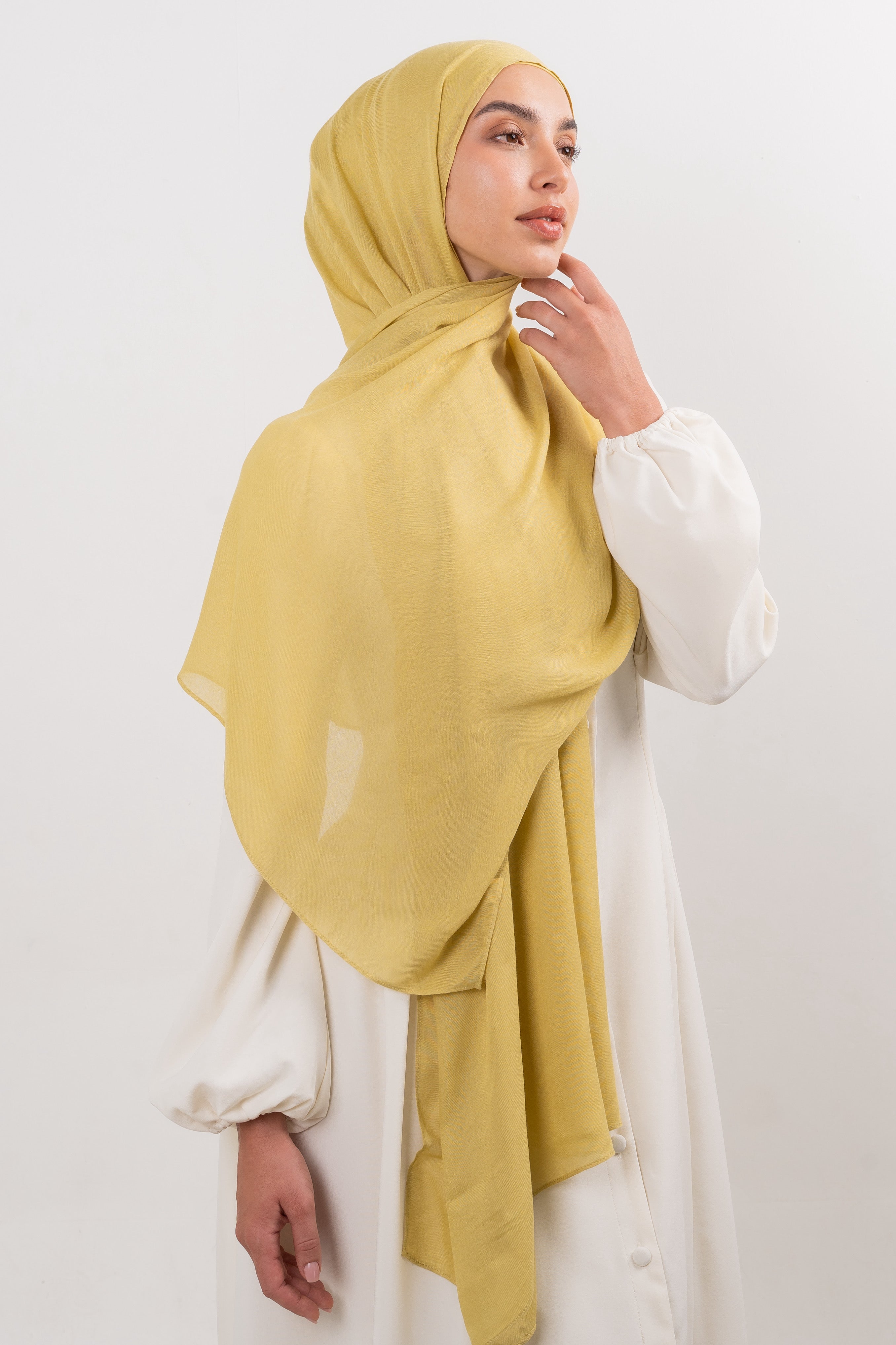 Modal Hijab Set - Golden Green - Modern Hijabi
