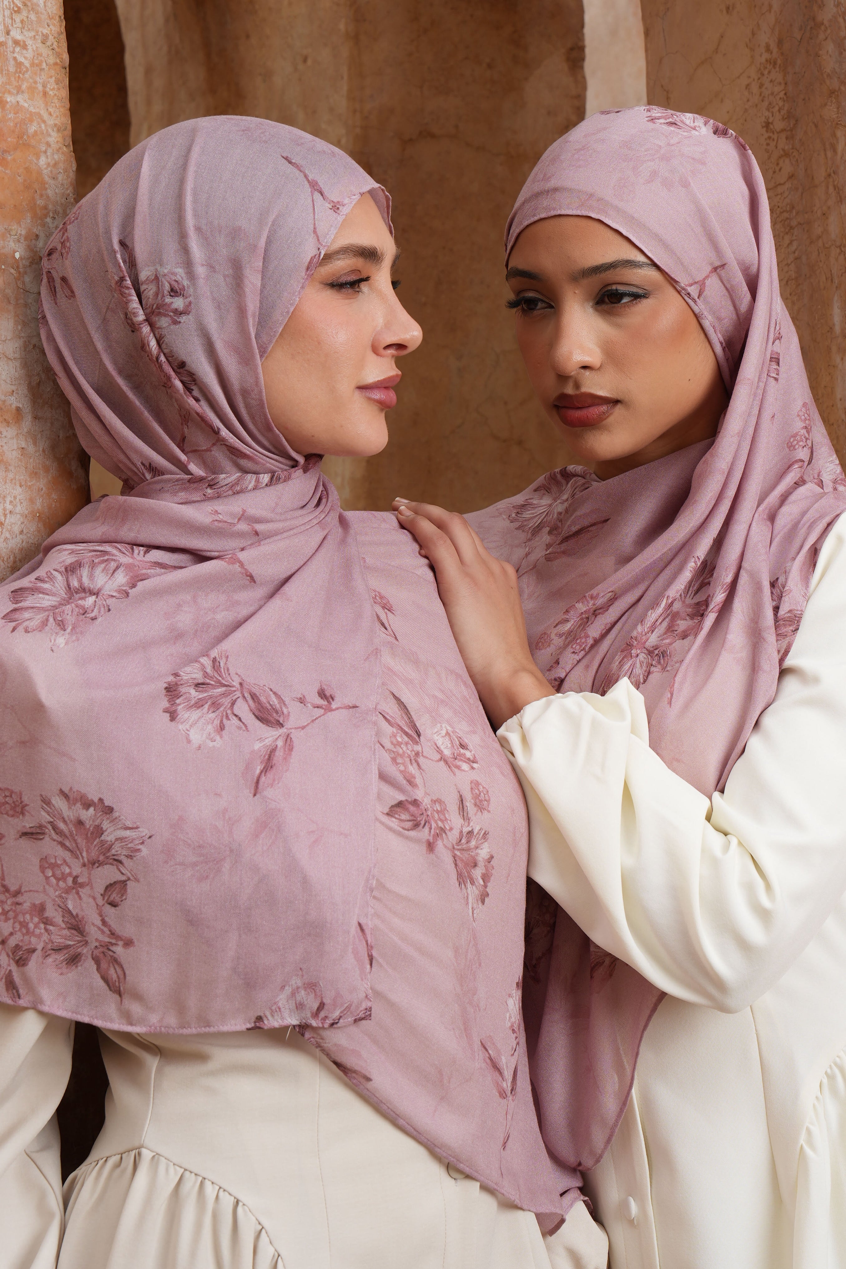 Printed Modal Hijab - Bush Botanica - Modern Hijabi