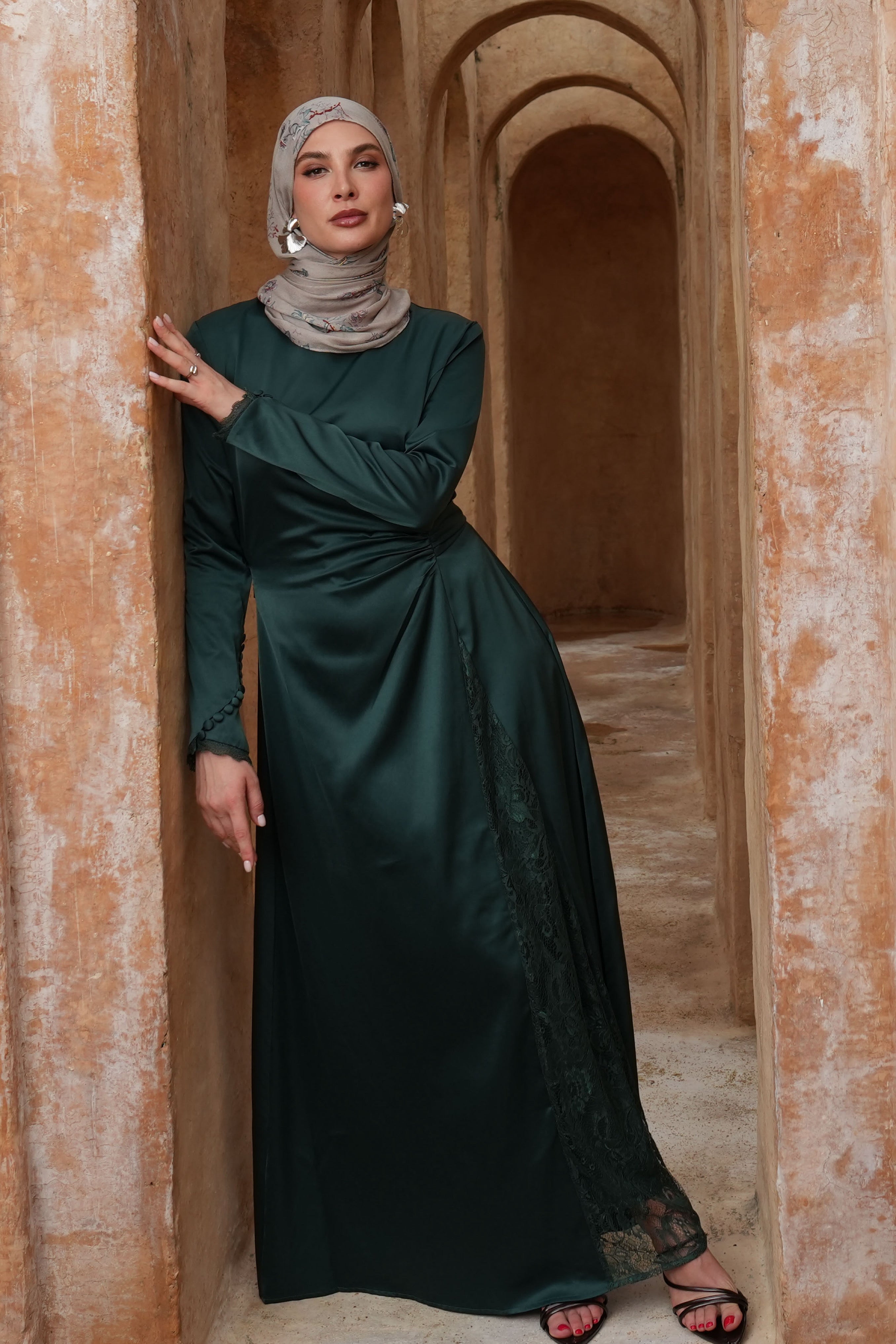 Aylana Lace - Forest - Modern Hijabi