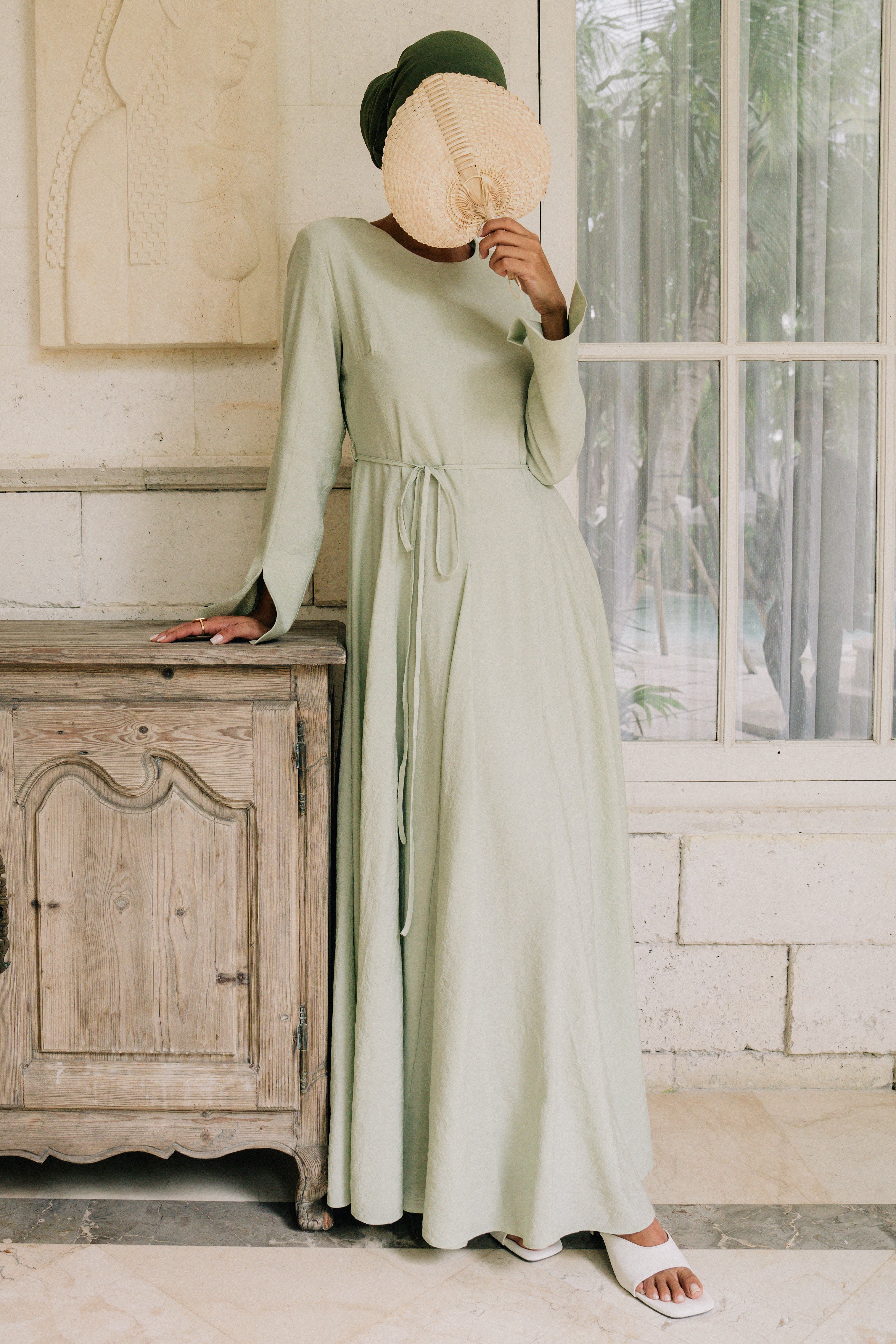 Amara Maxi Dress - Sage Green