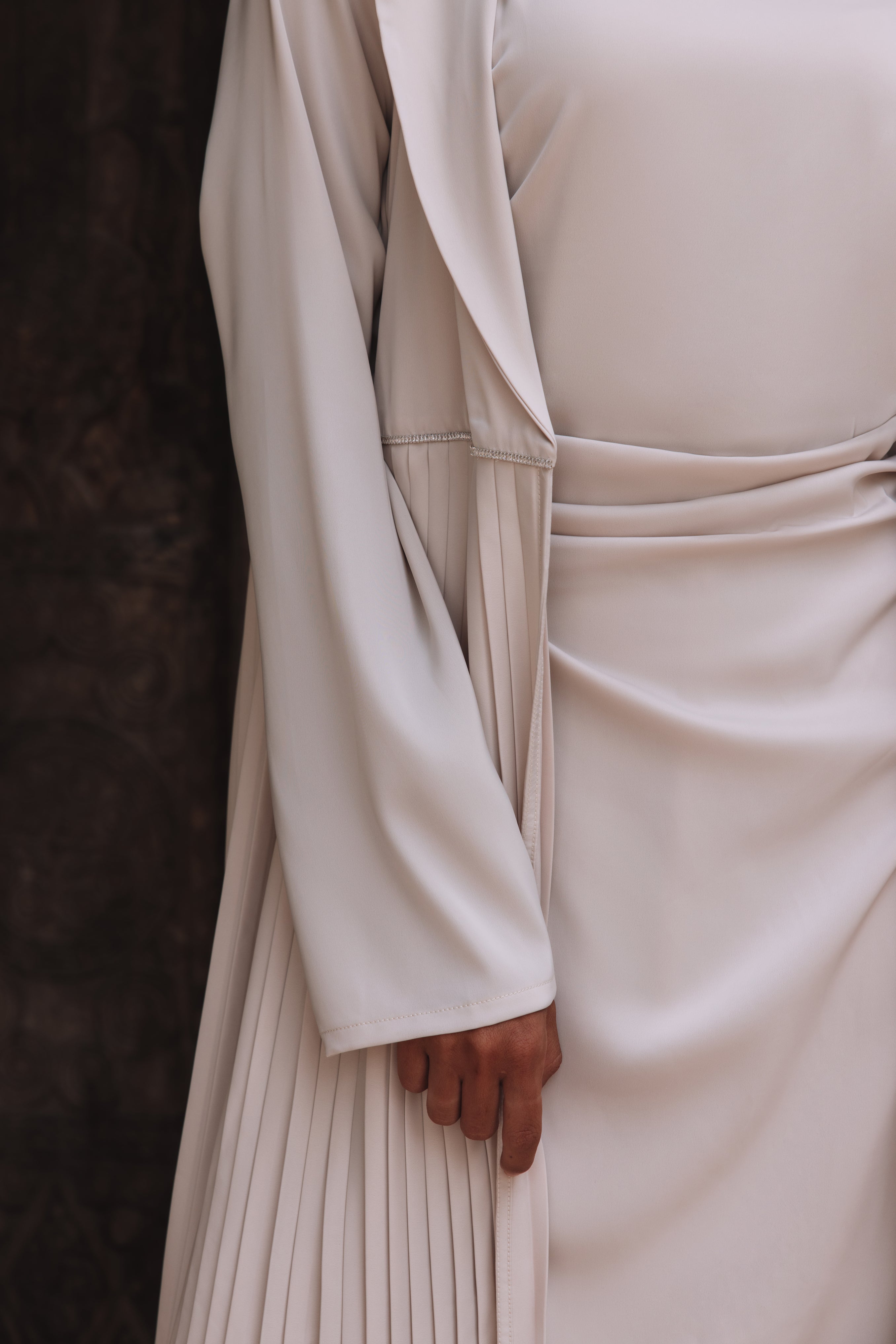 Layan Abaya Set - Neutral