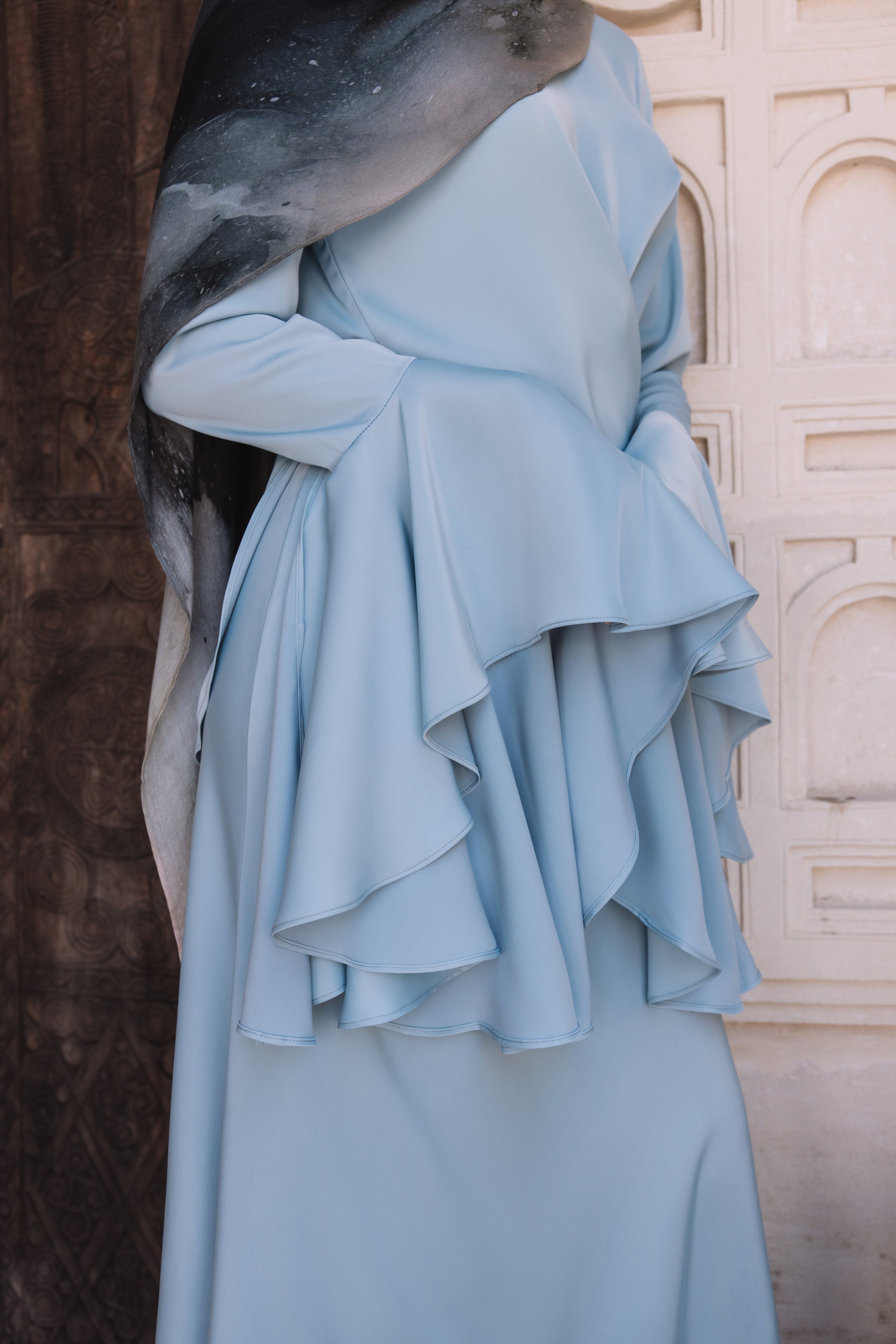 Lana Top & Skirt Set - Baby Blue