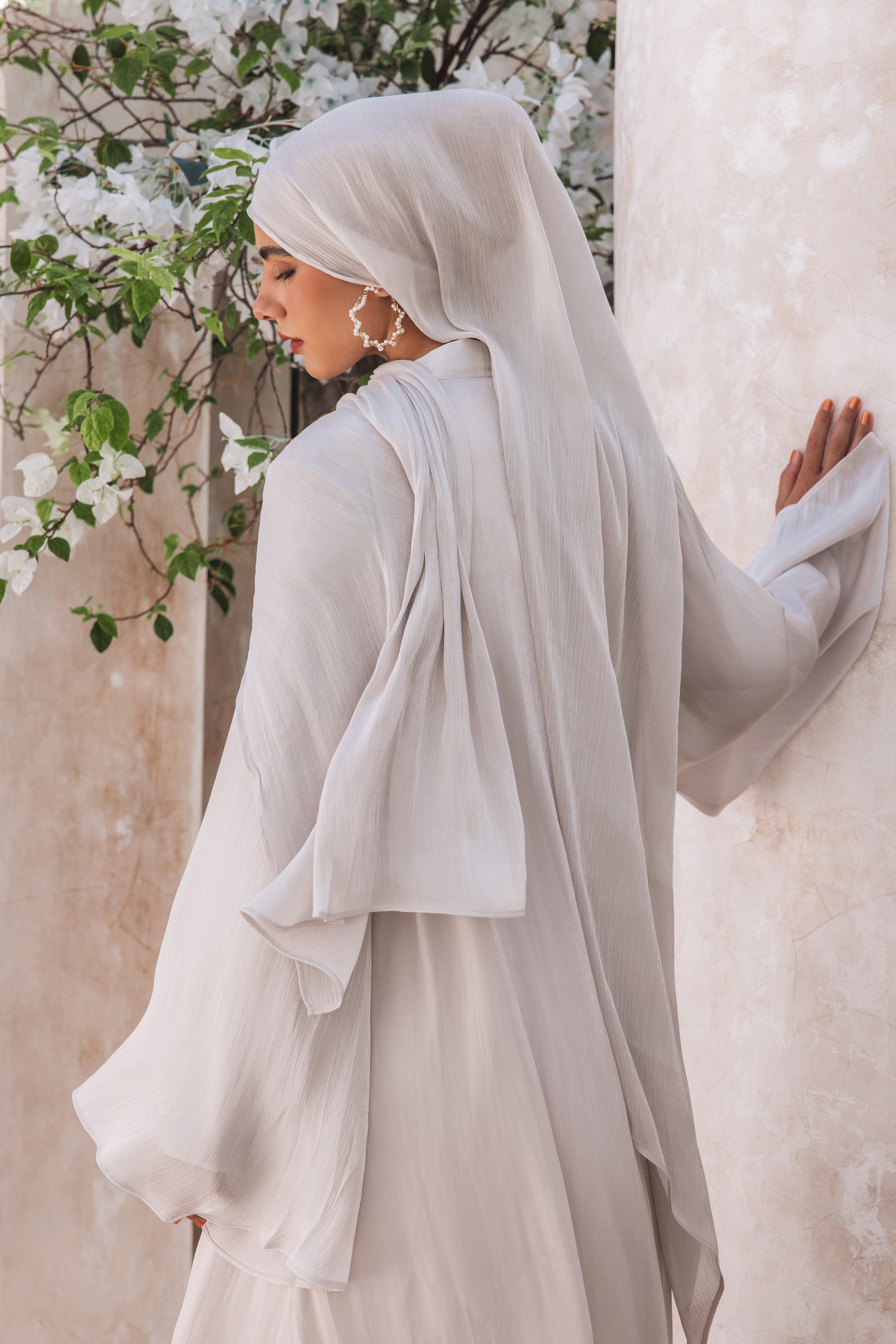 Sophie Abaya/Hijab Set - Smoke