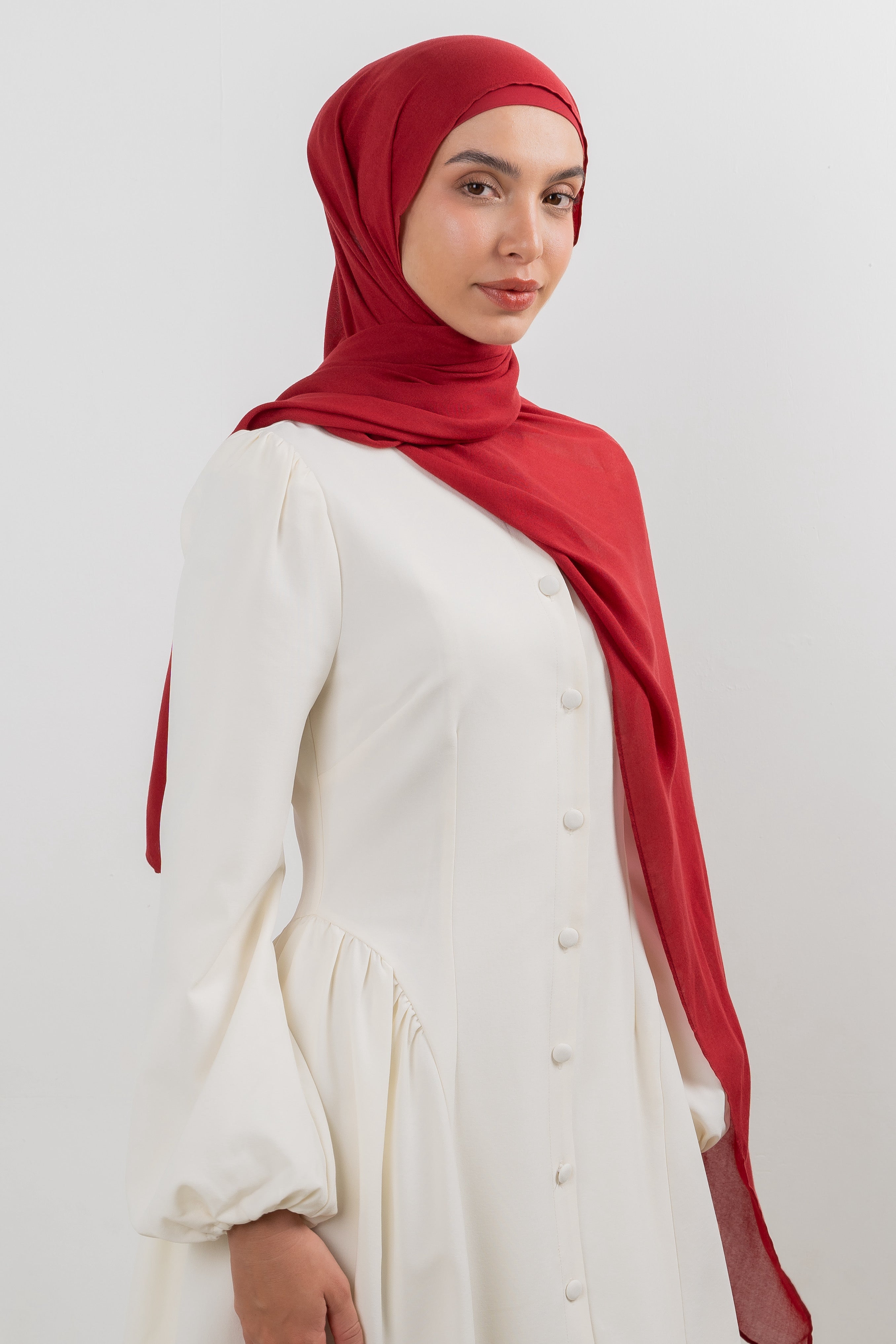 Modal Hijab Set - Sceptre Red - Modern Hijabi