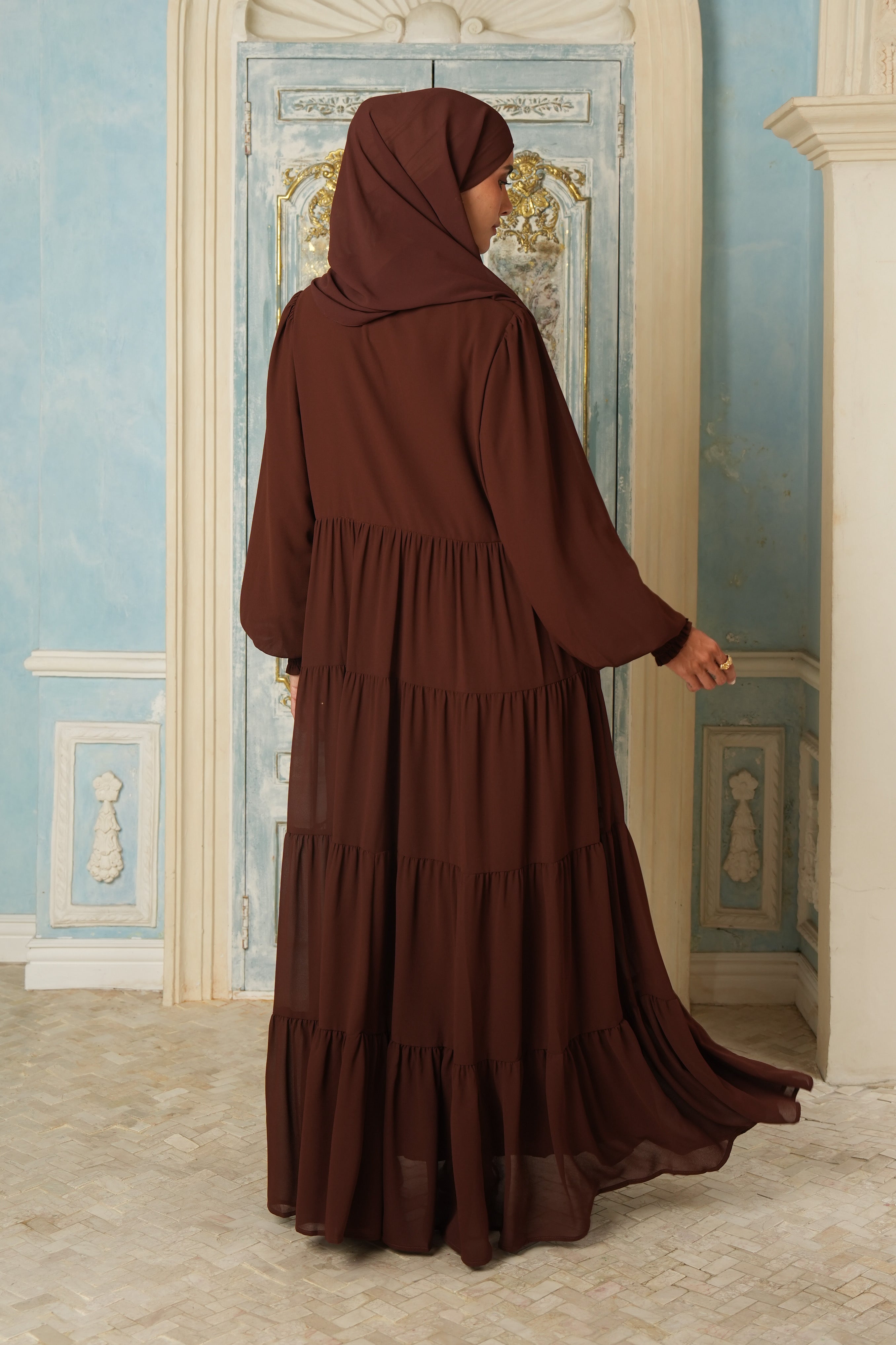 Azealia Flare Maxi - Chocolate