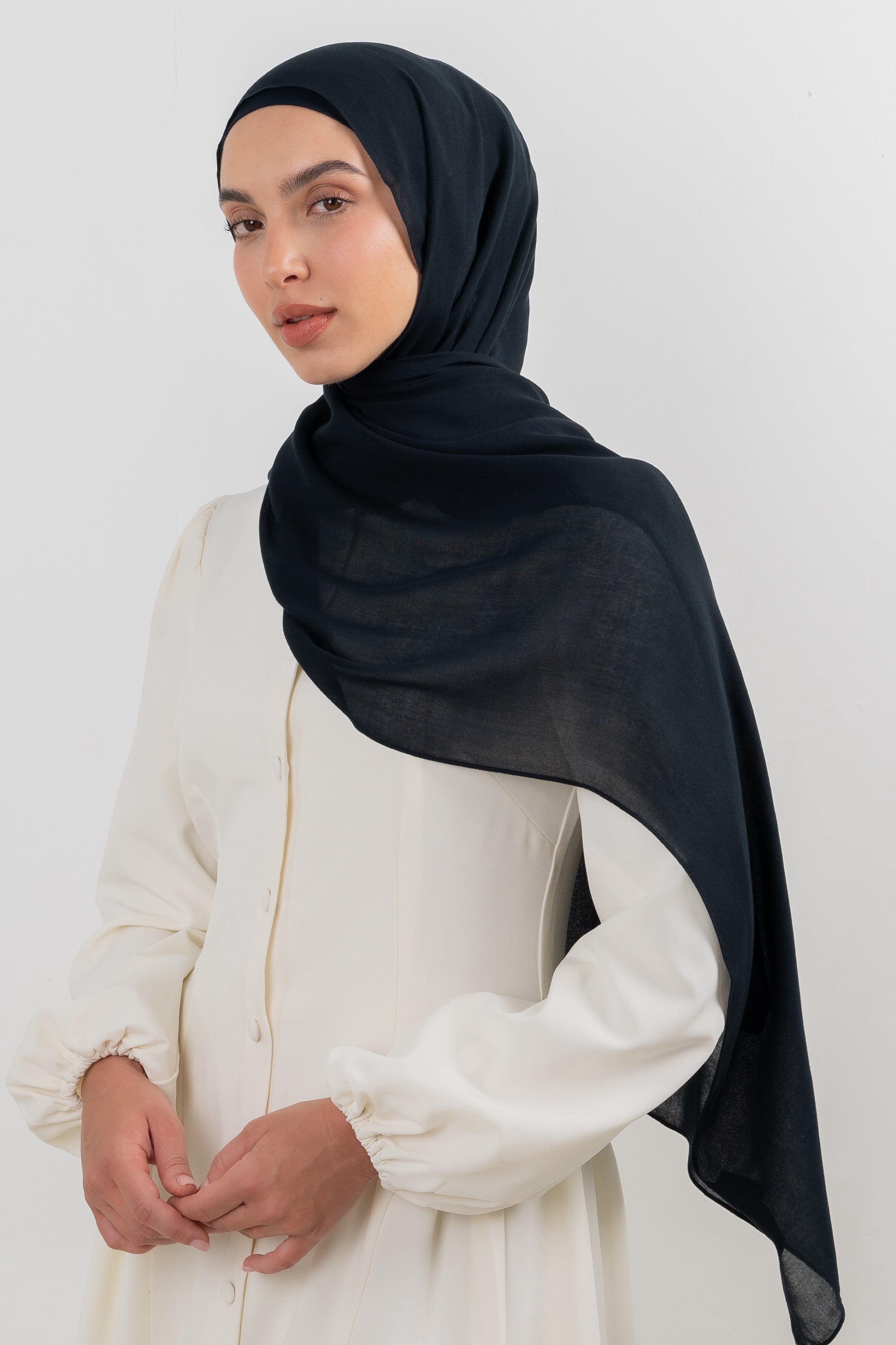 Modal Hijab Set - Carbon - Modern Hijabi