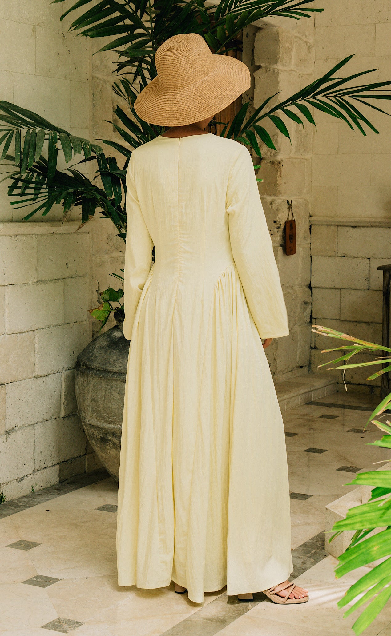 Safiya Maxi Dress - Buttercream