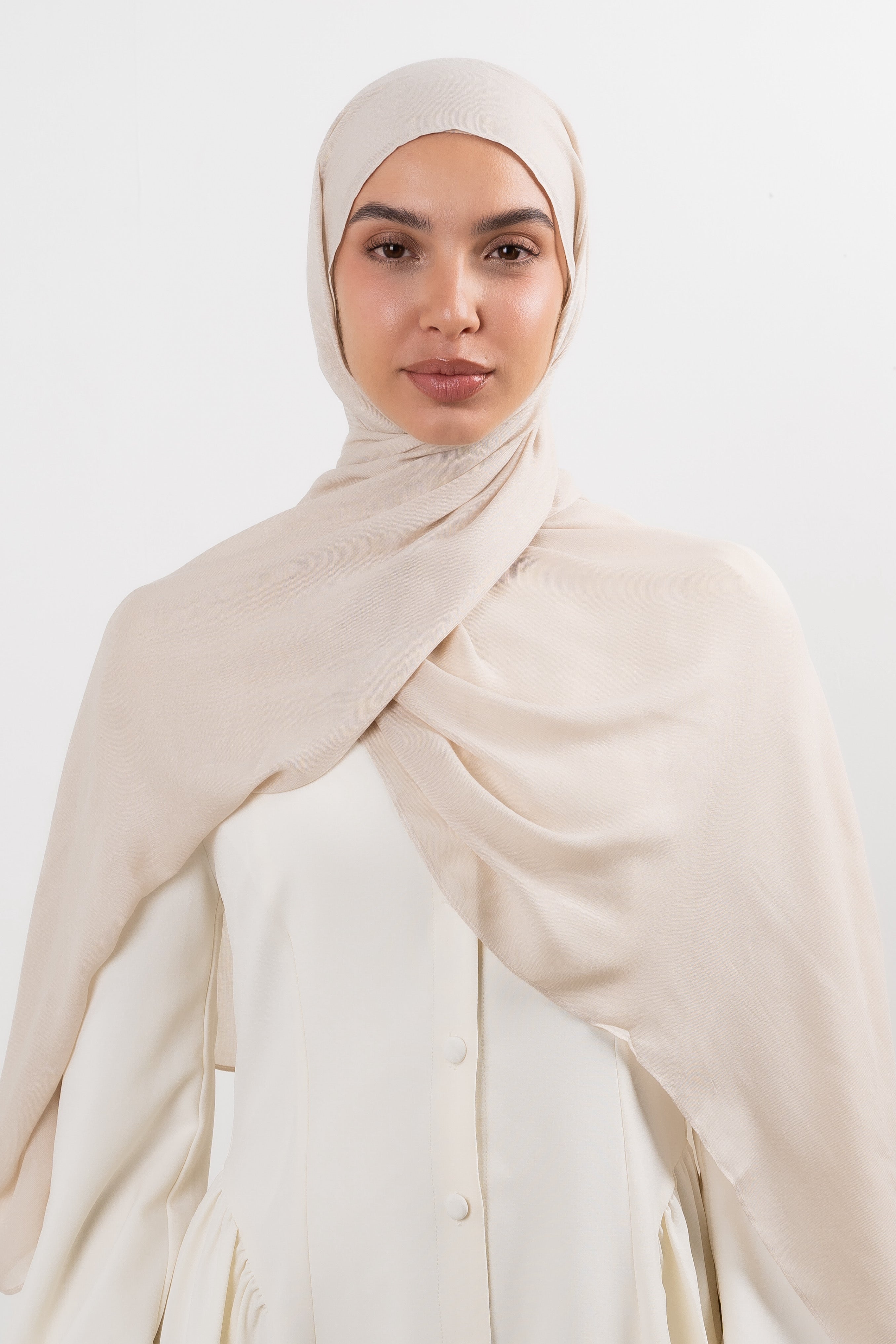 Modal Hijab Set - Nude - Modern Hijabi