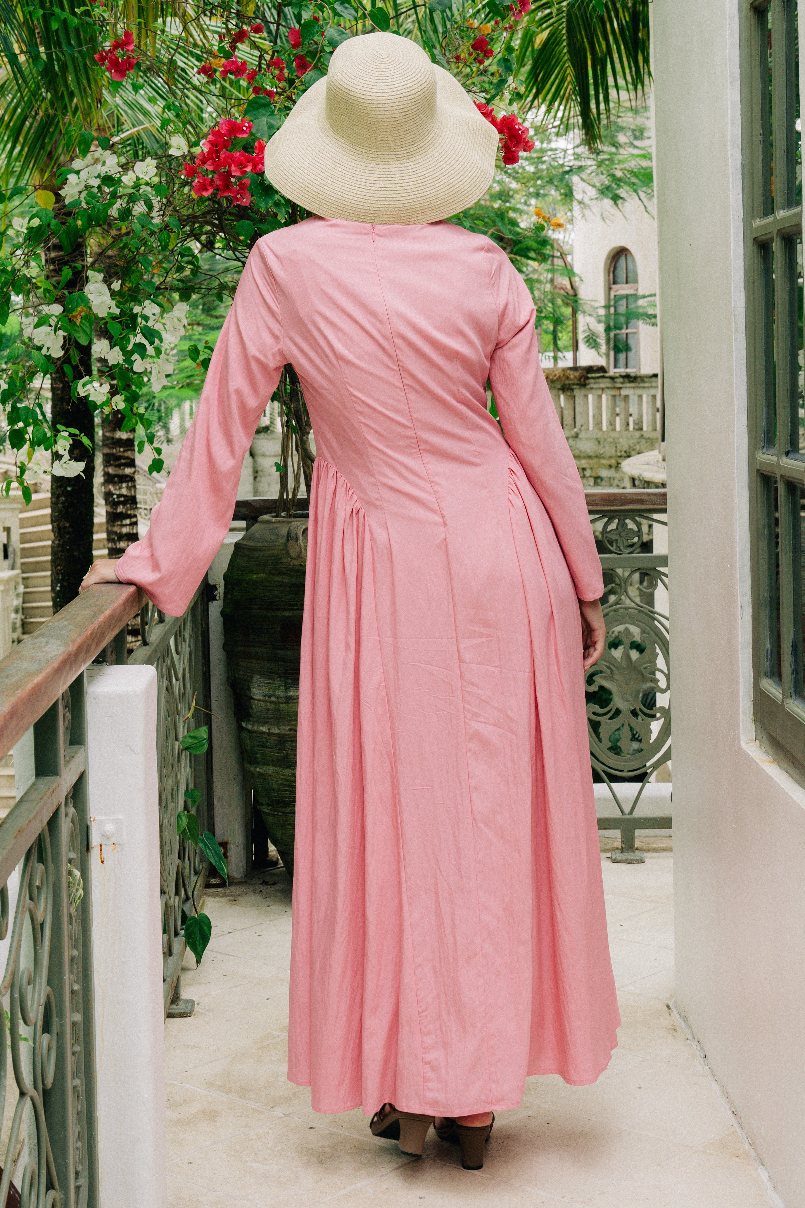 Safiya Maxi Dress - Petal Pink