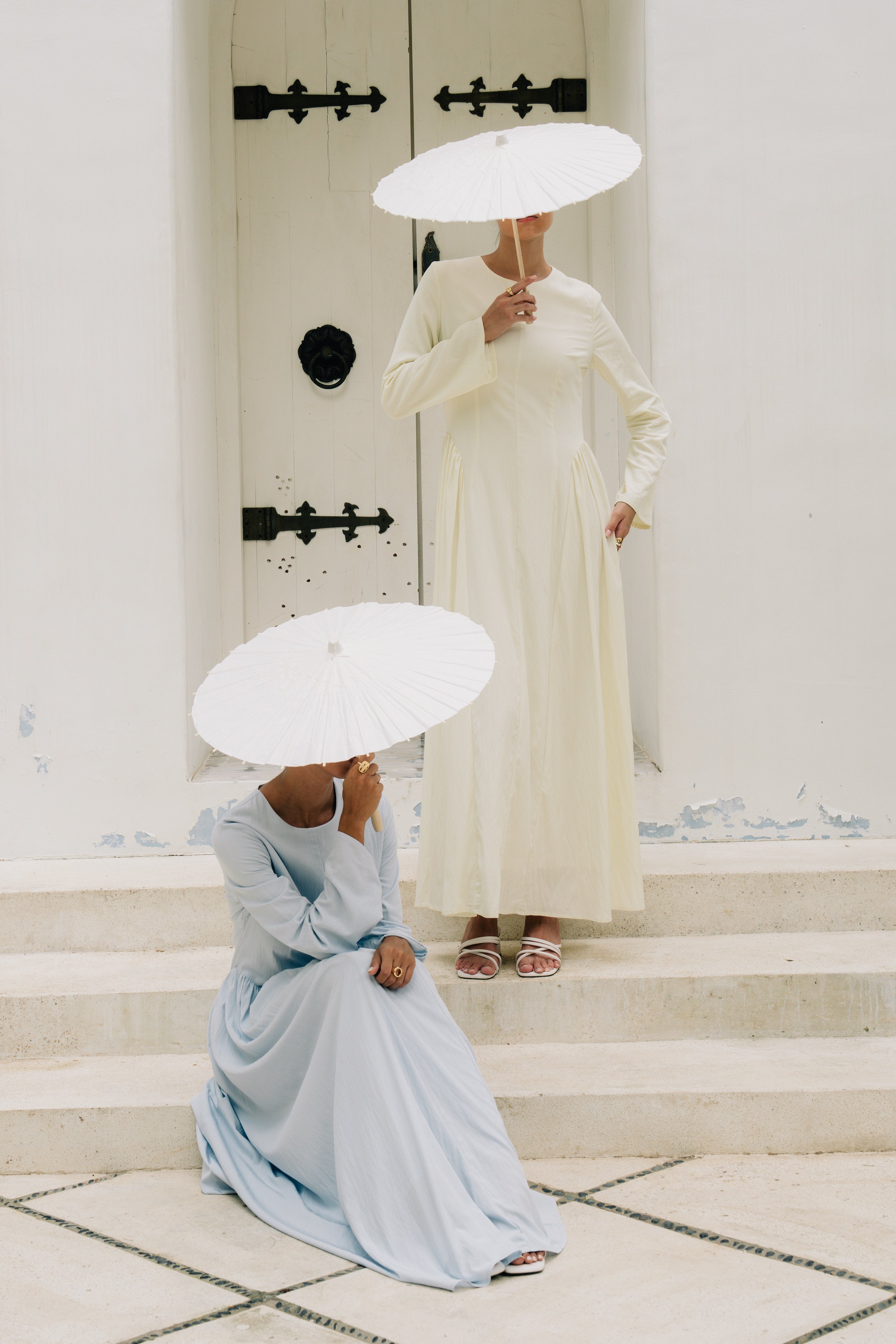 Safiya Maxi Dress - Baby Blue