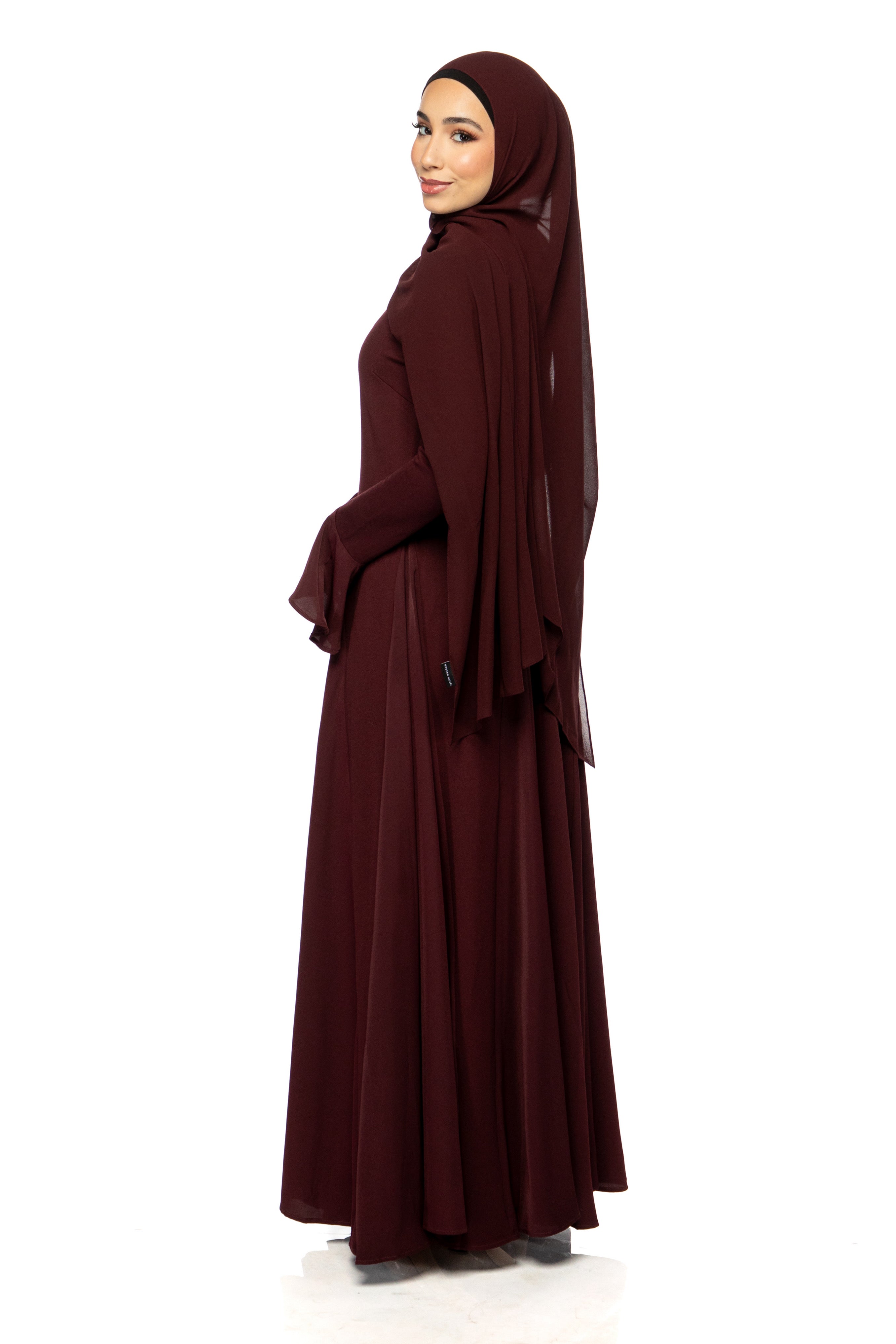 Cecilia Dress - Maroon - Modern Hijabi
