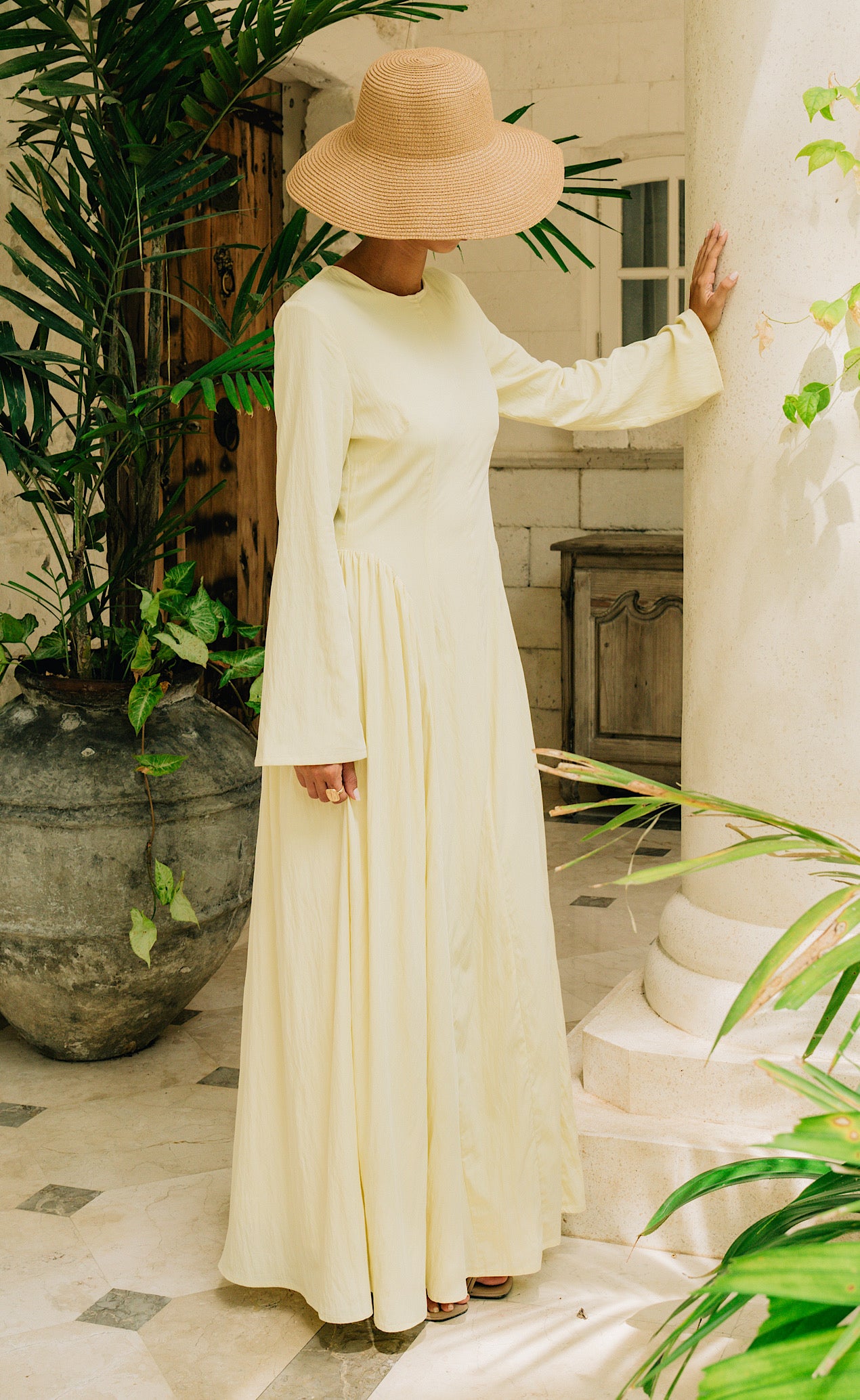 Safiya Maxi Dress - Buttercream