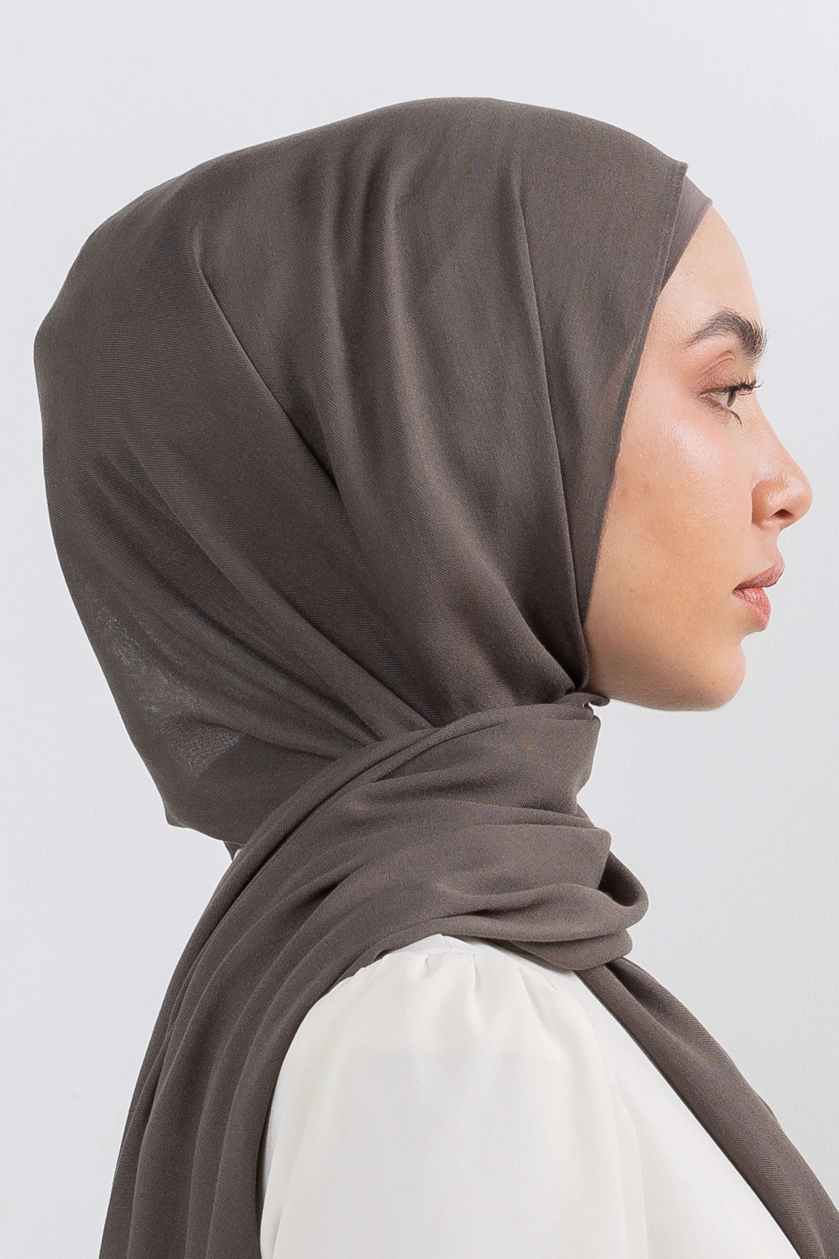 Modal Hijab Set - Dark Truffle - Modern Hijabi