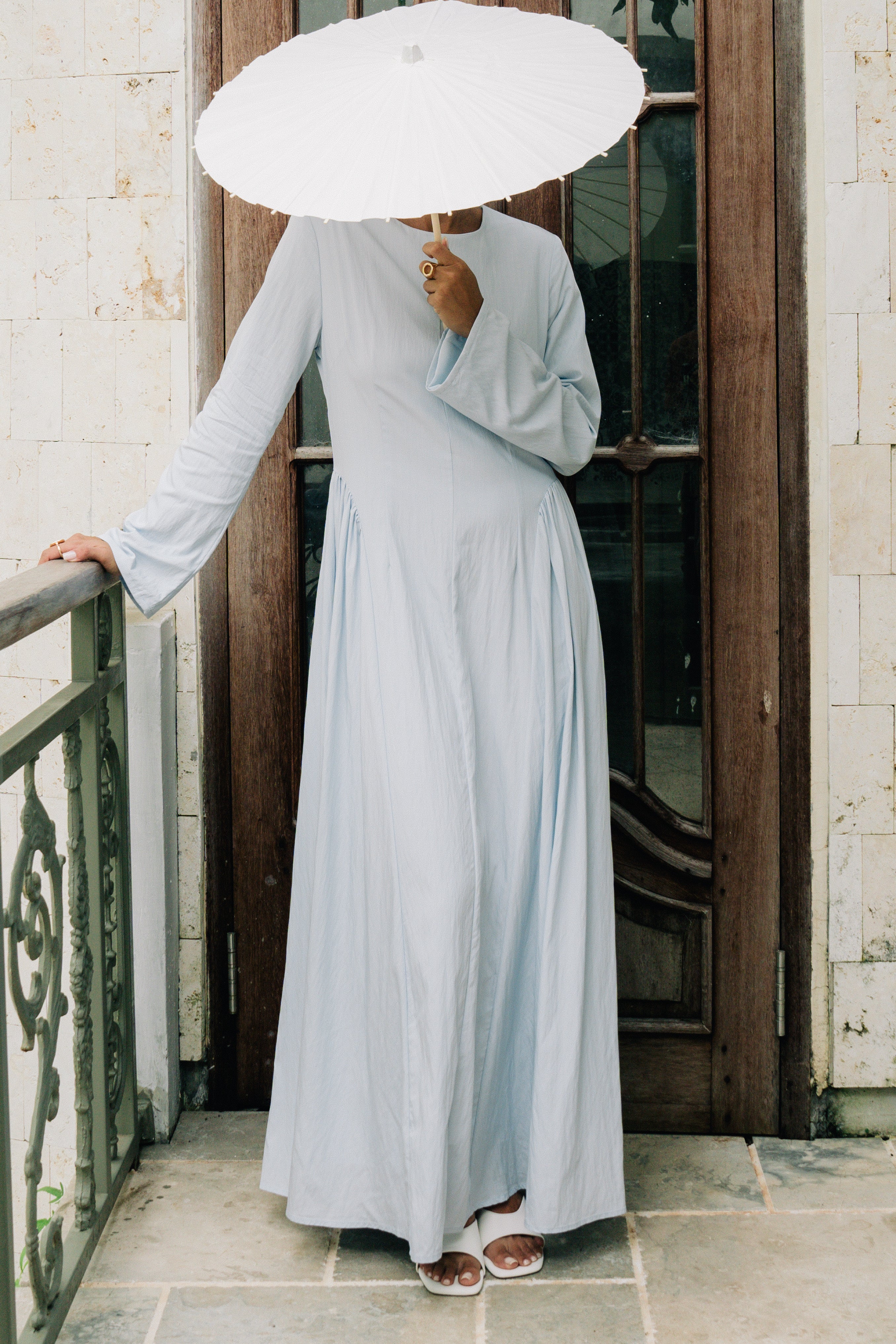 Safiya Maxi Dress - Baby Blue