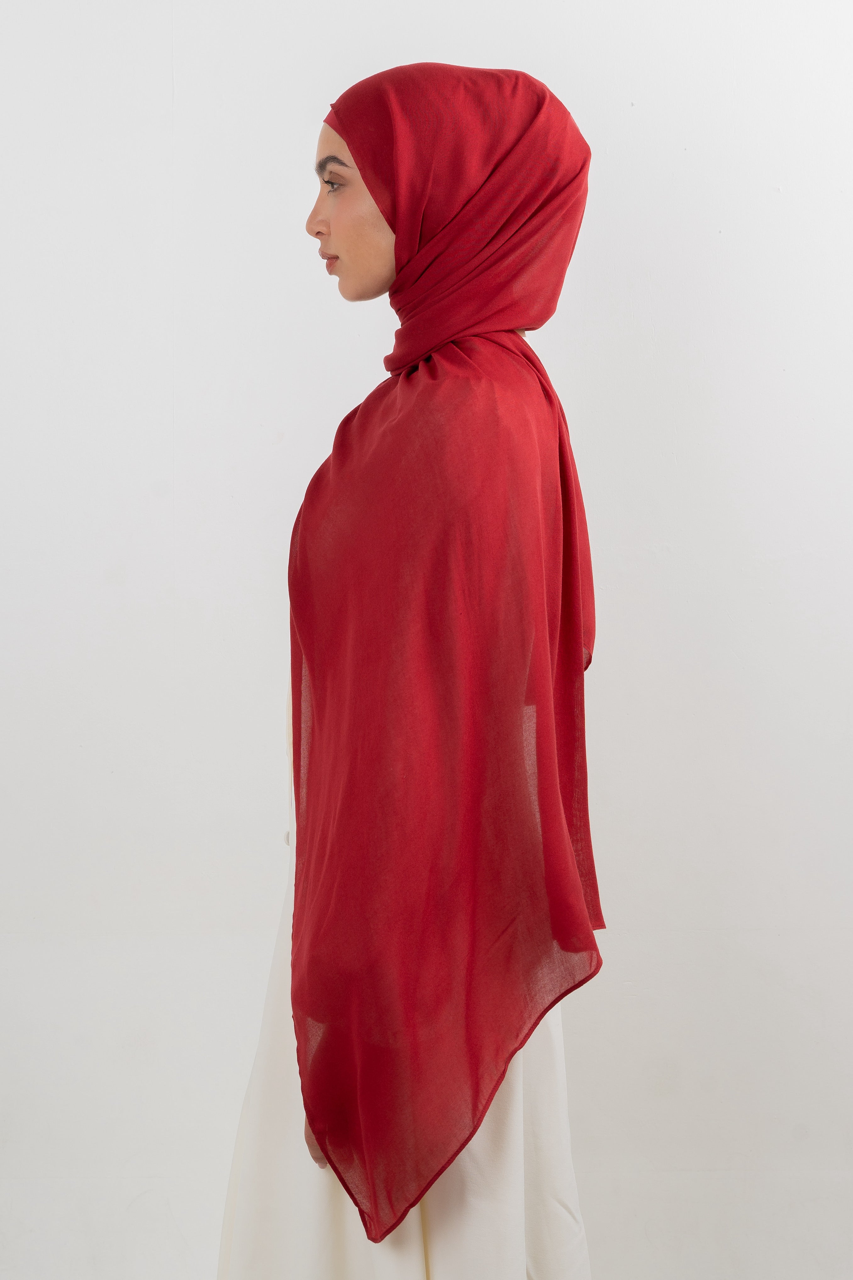 Modal Hijab Set - Sceptre Red - Modern Hijabi