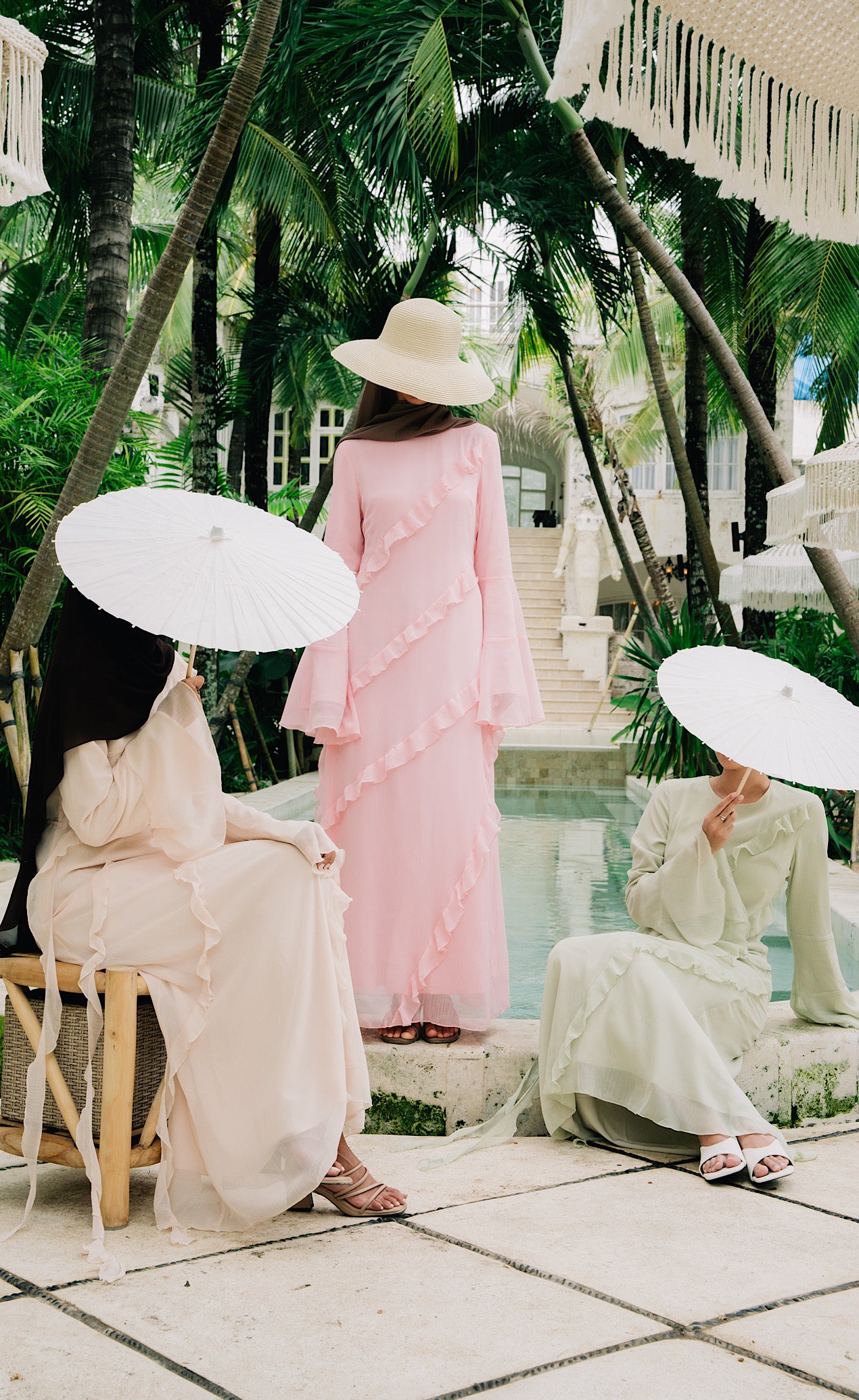 Sura Maxi Dress - Blush Pink