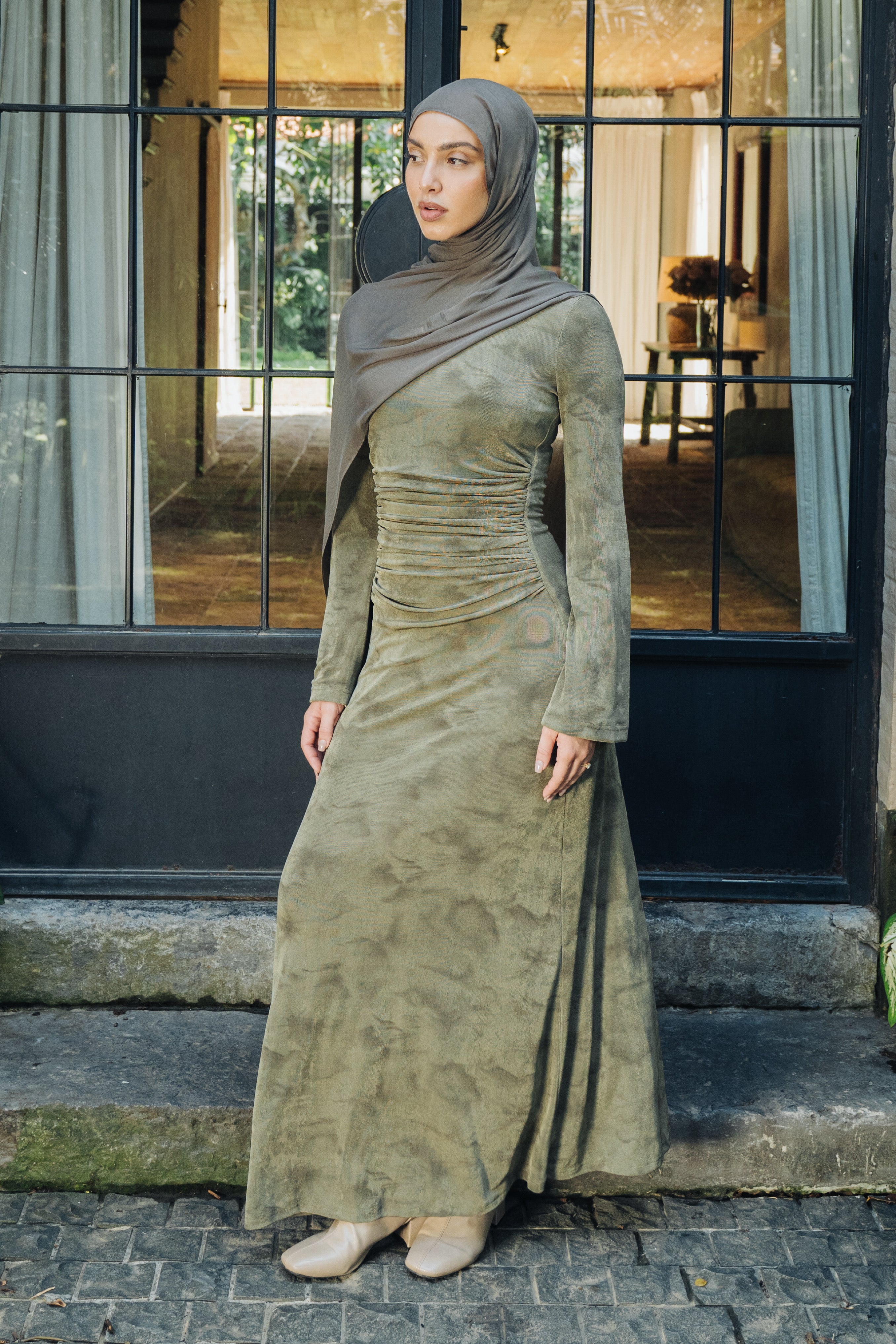 Hadeel Maxi - Green