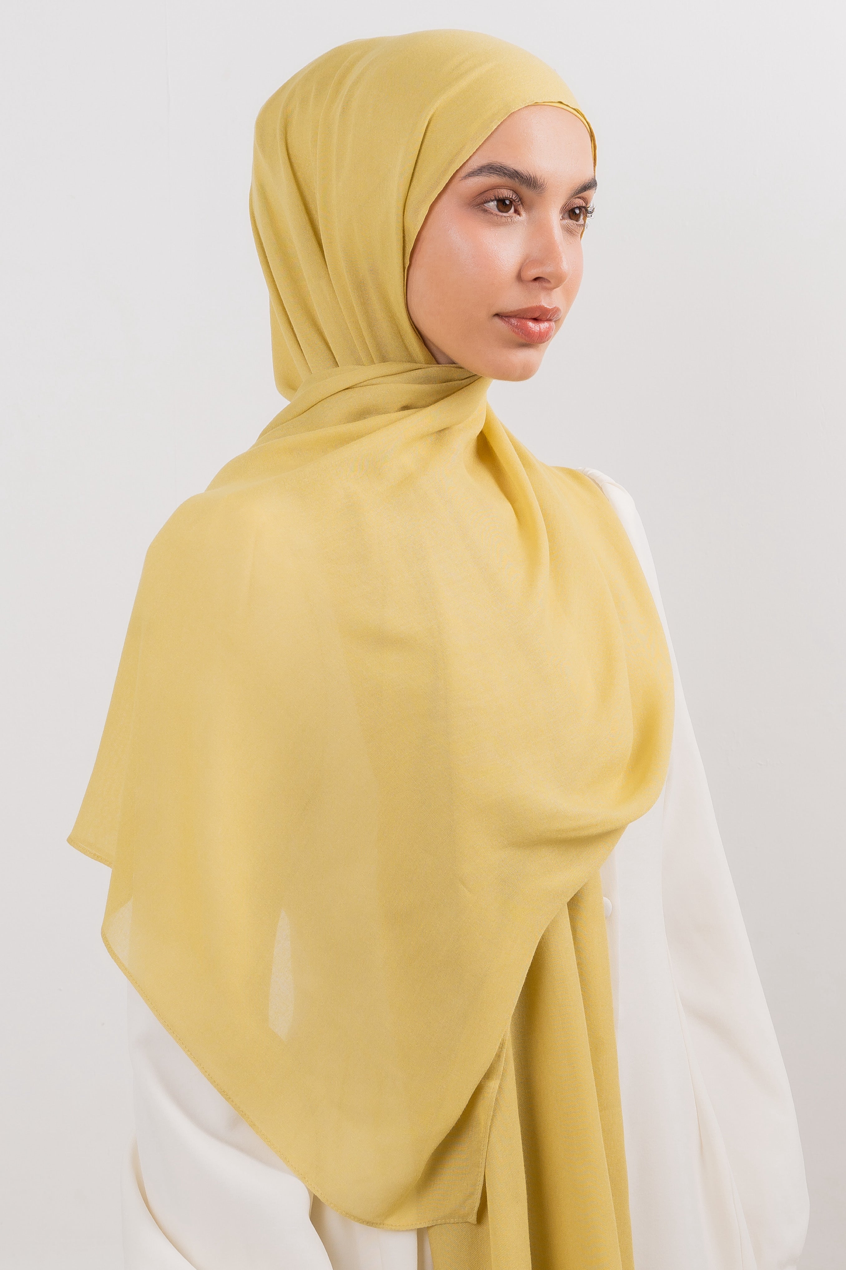 Modal Hijab Set - Golden Green - Modern Hijabi
