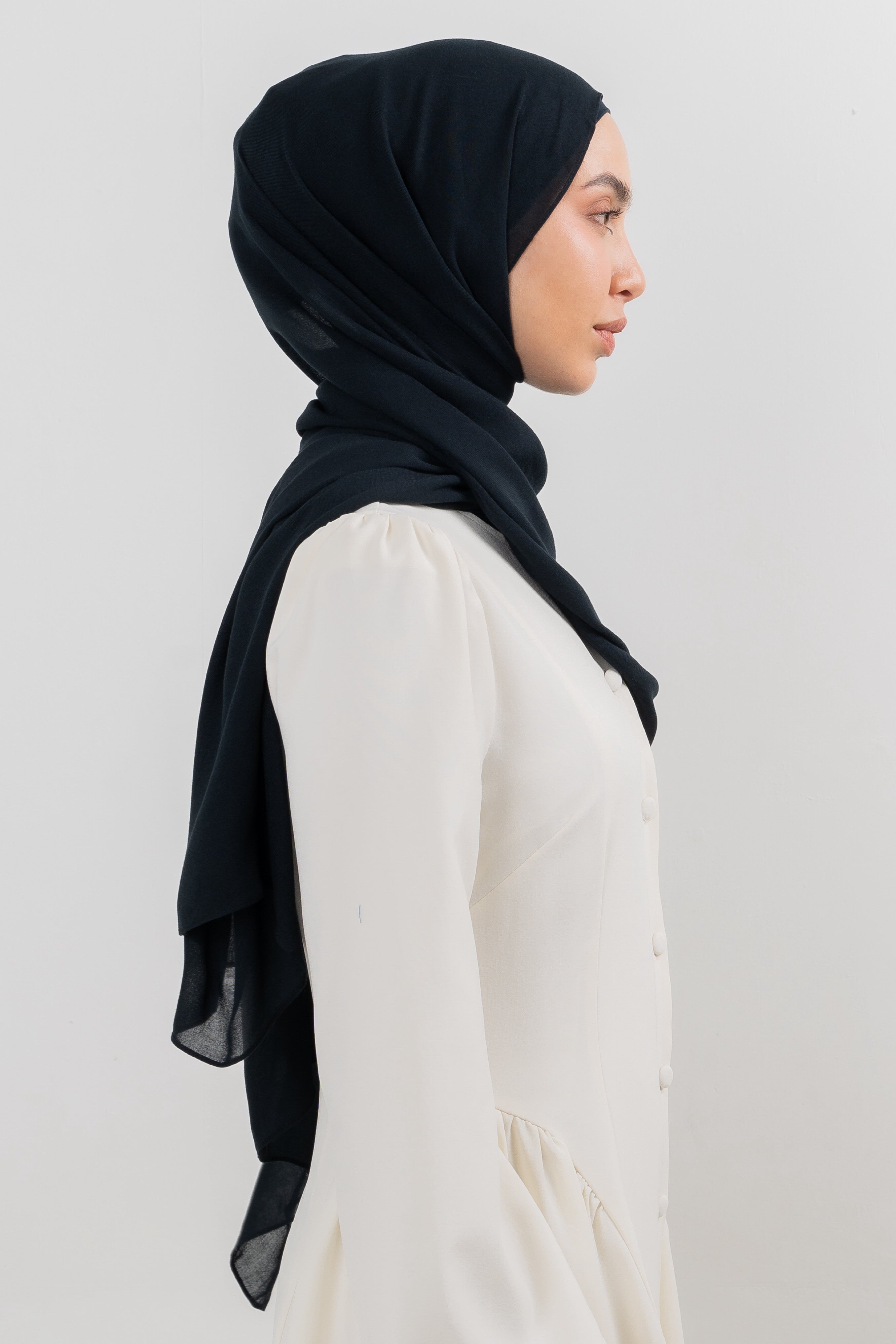 Modal Hijab Set - Carbon - Modern Hijabi