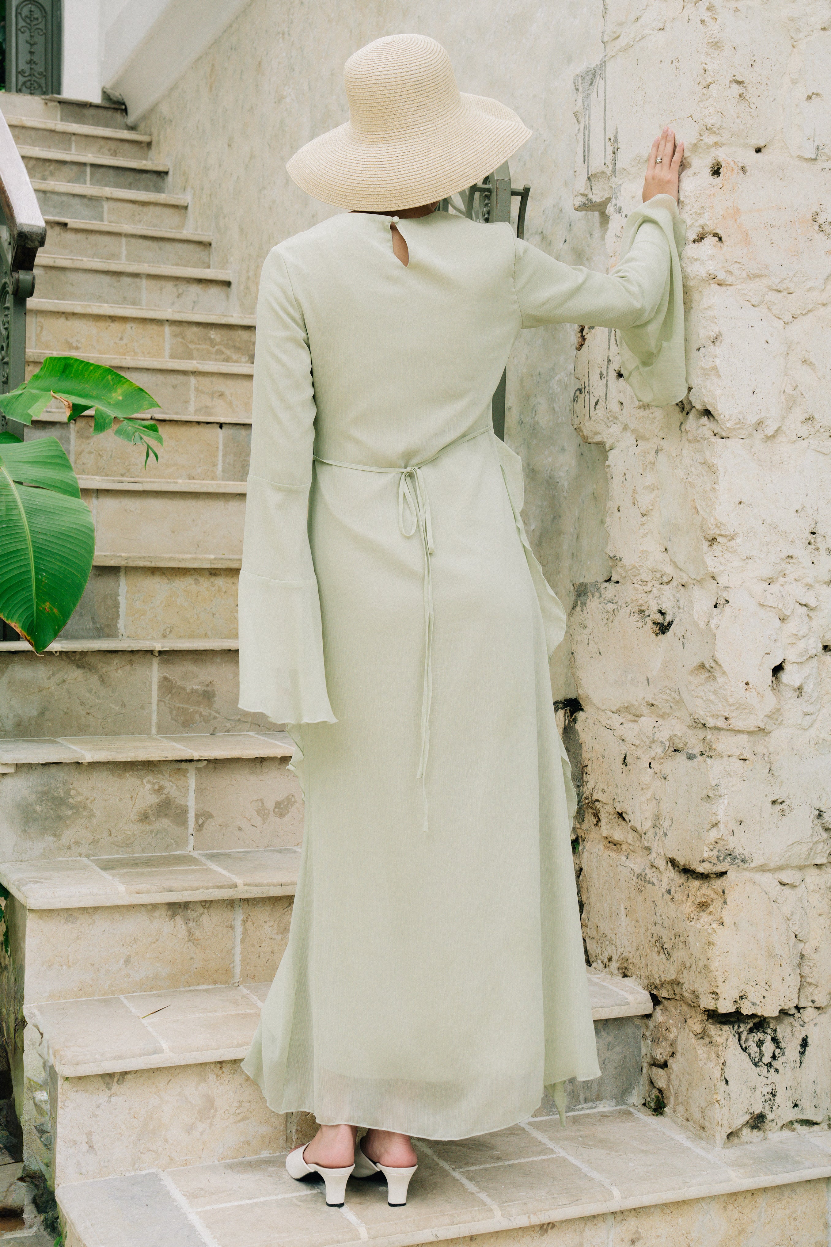 Sura Maxi Dress - Sage Green