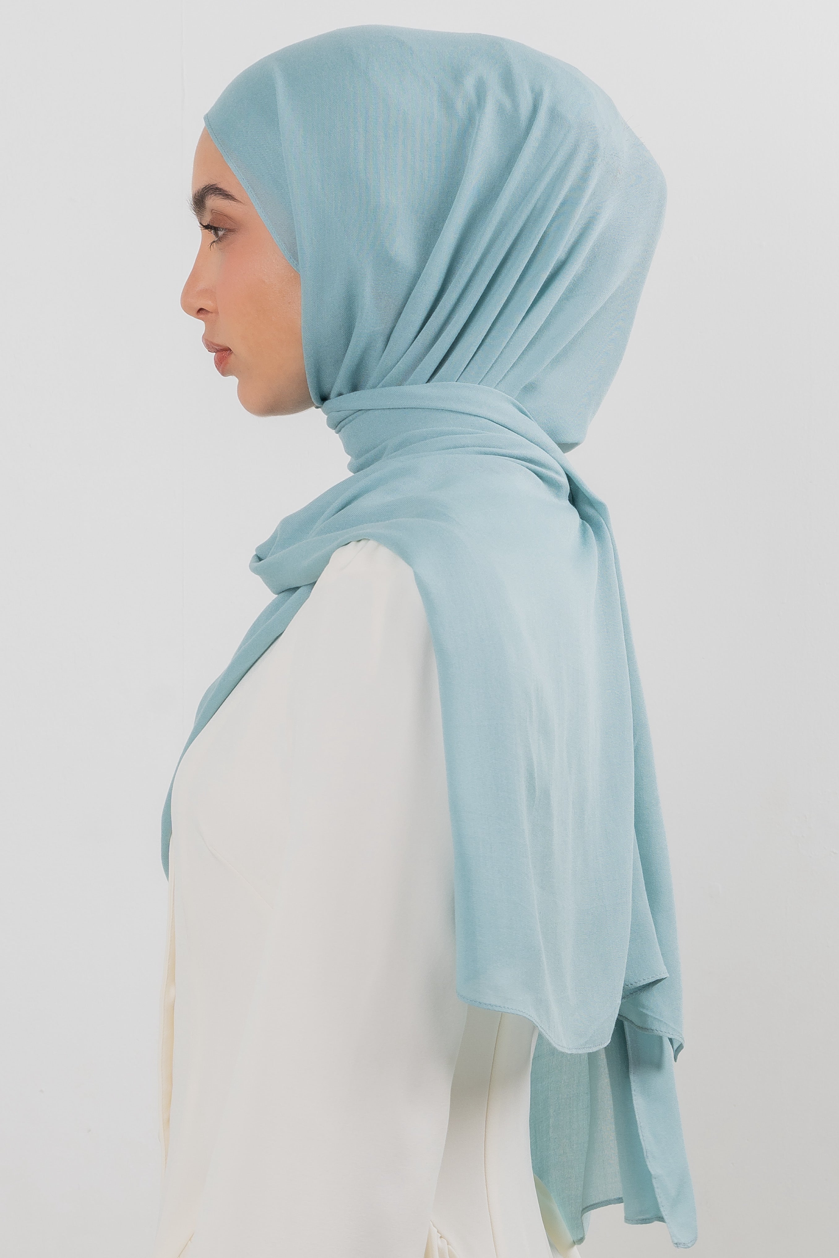 Modal Hijab Set - Oslo Blue - Modern Hijabi