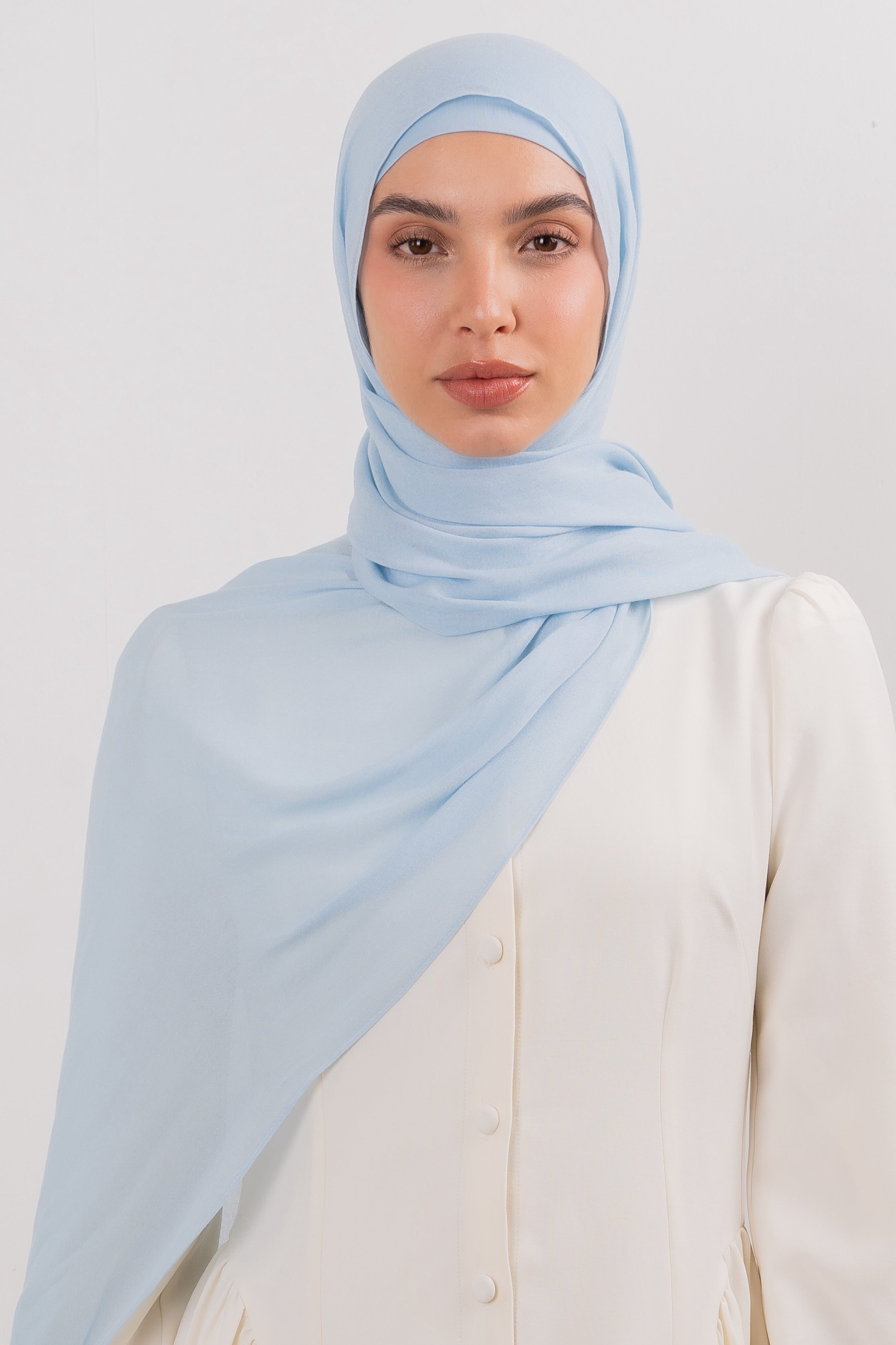 Modal Hijab Set - Cashmere Blue - Modern Hijabi
