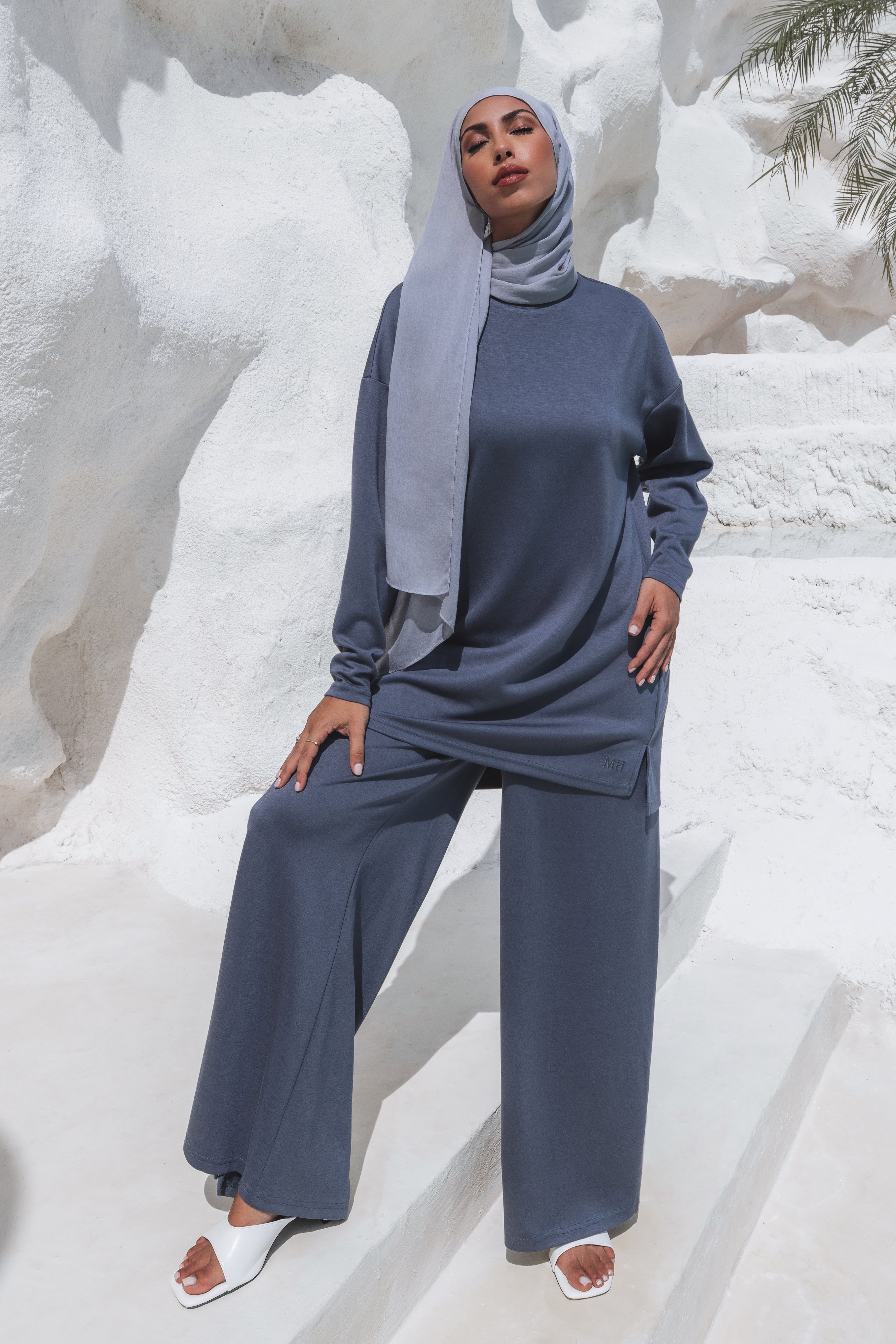 Inaya Sweater/Pants Set - Blue