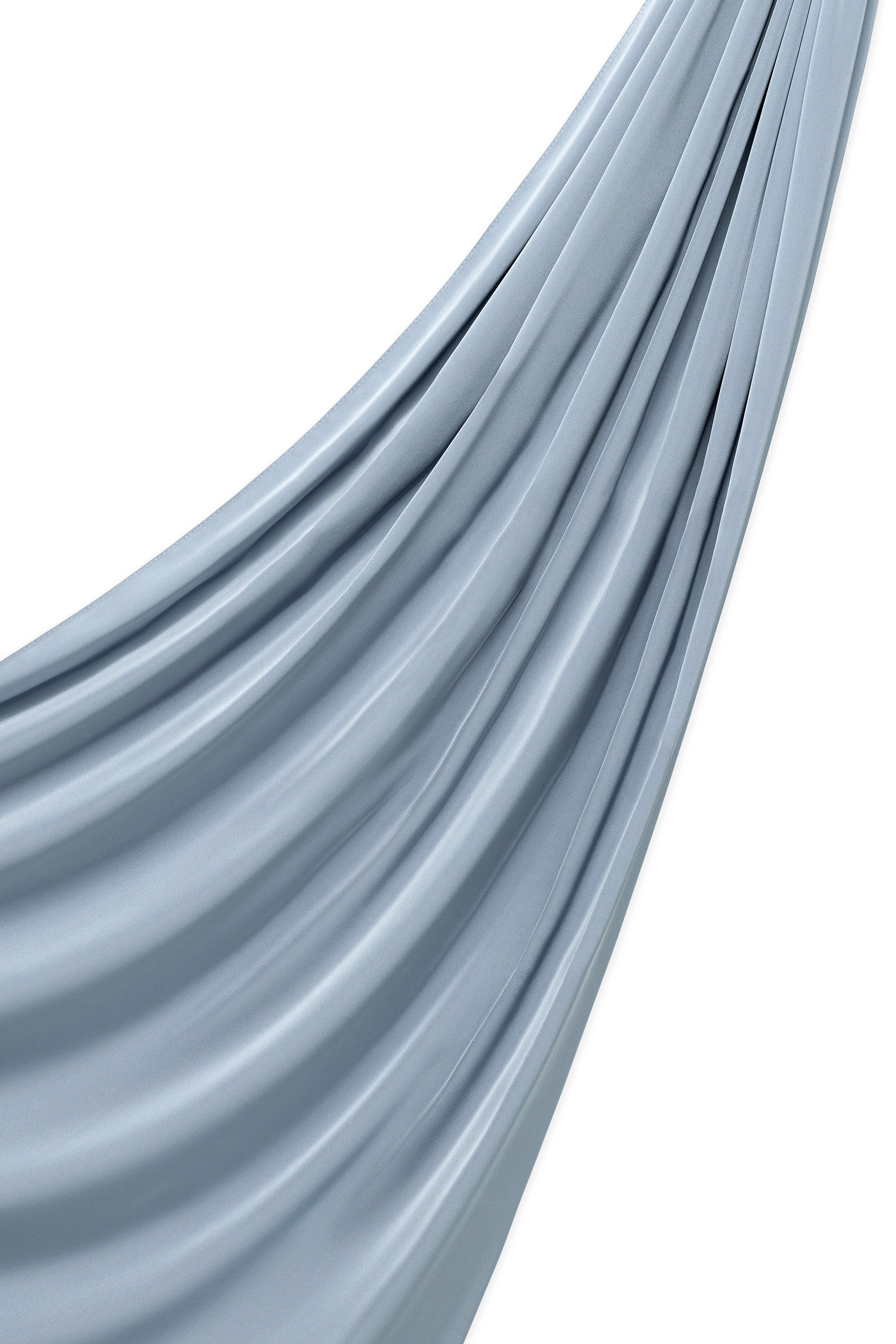 Premium Satin Hijab - Dusty Blue