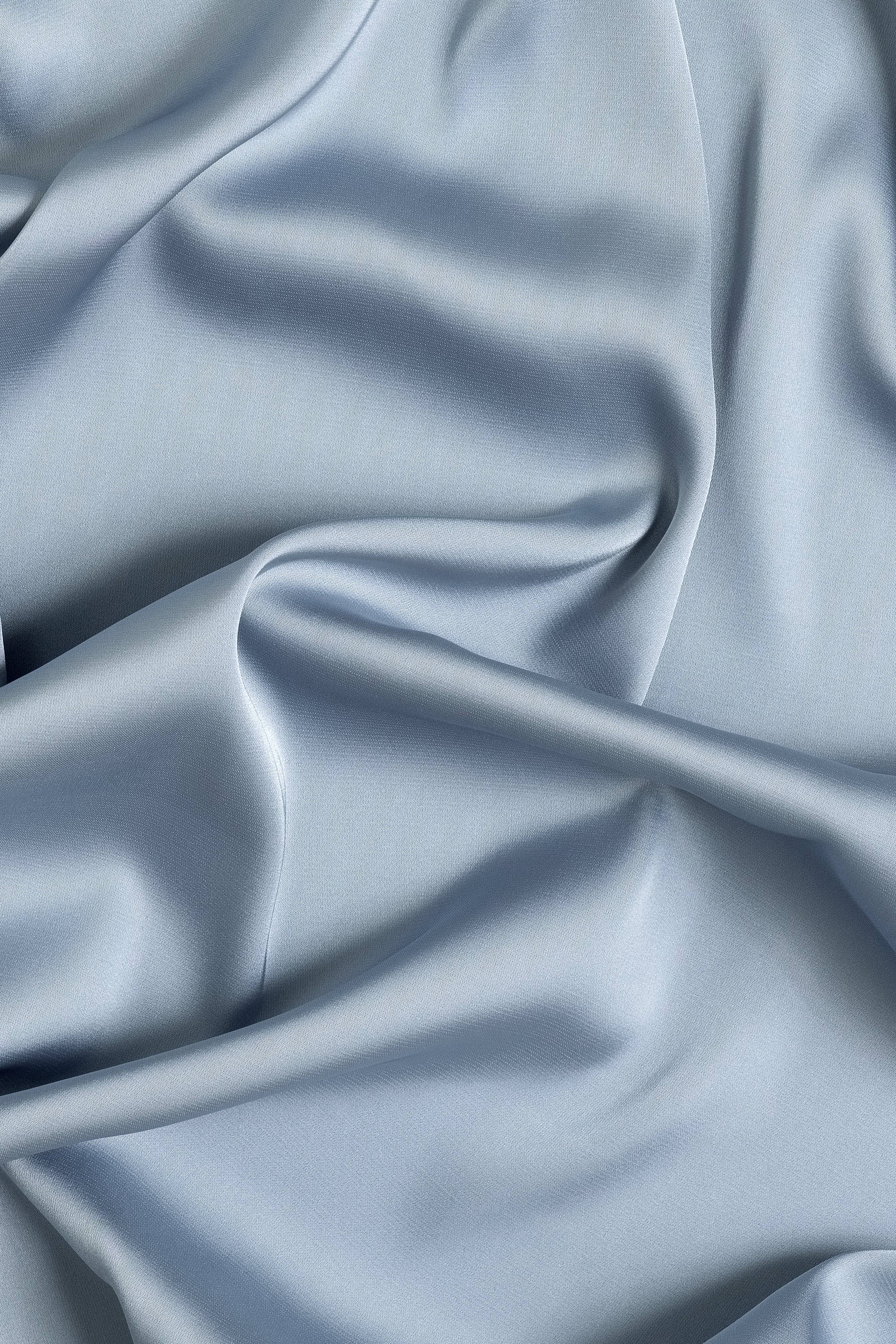 Premium Satin Hijab - Dusty Blue