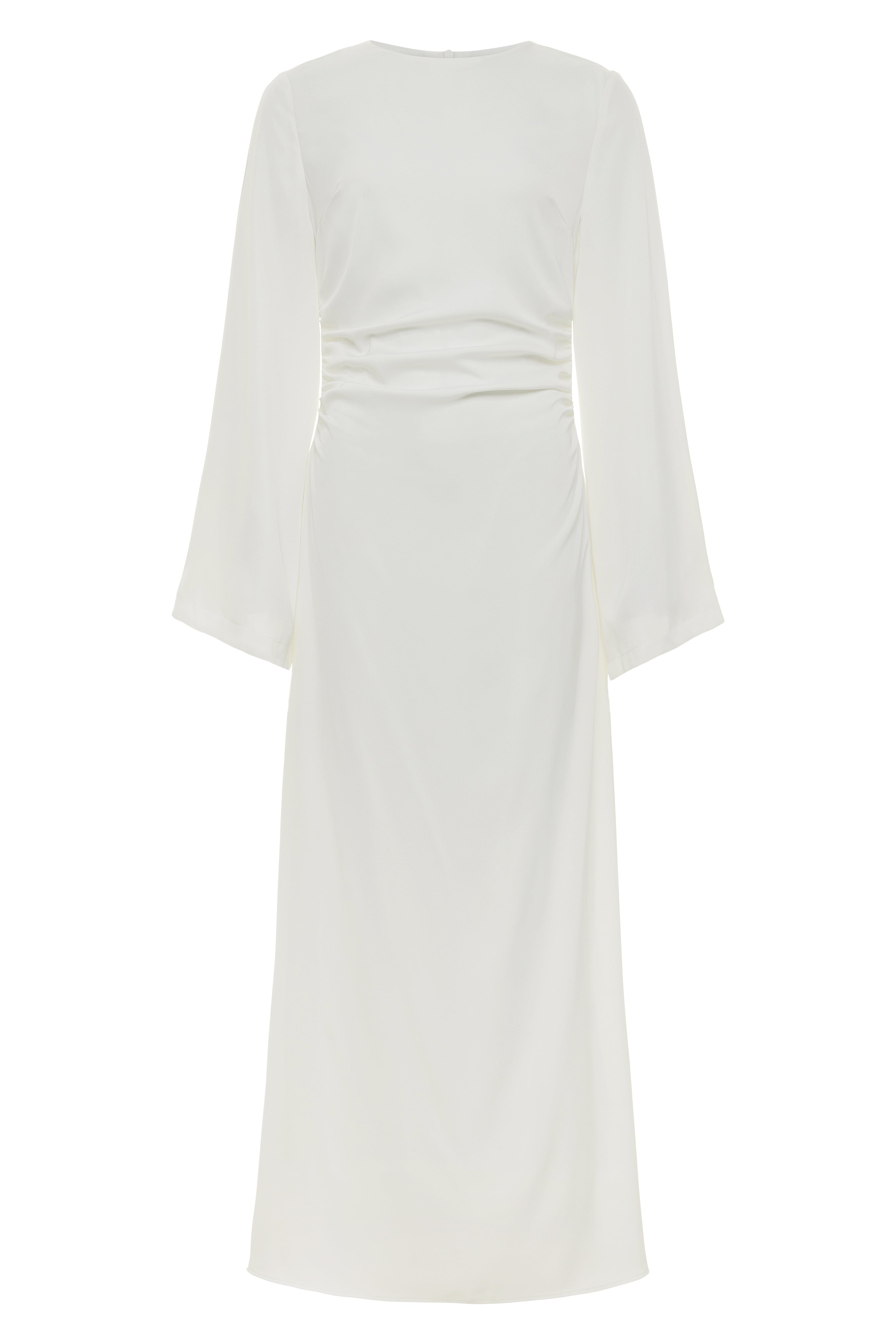 Grace Satin Maxi - White
