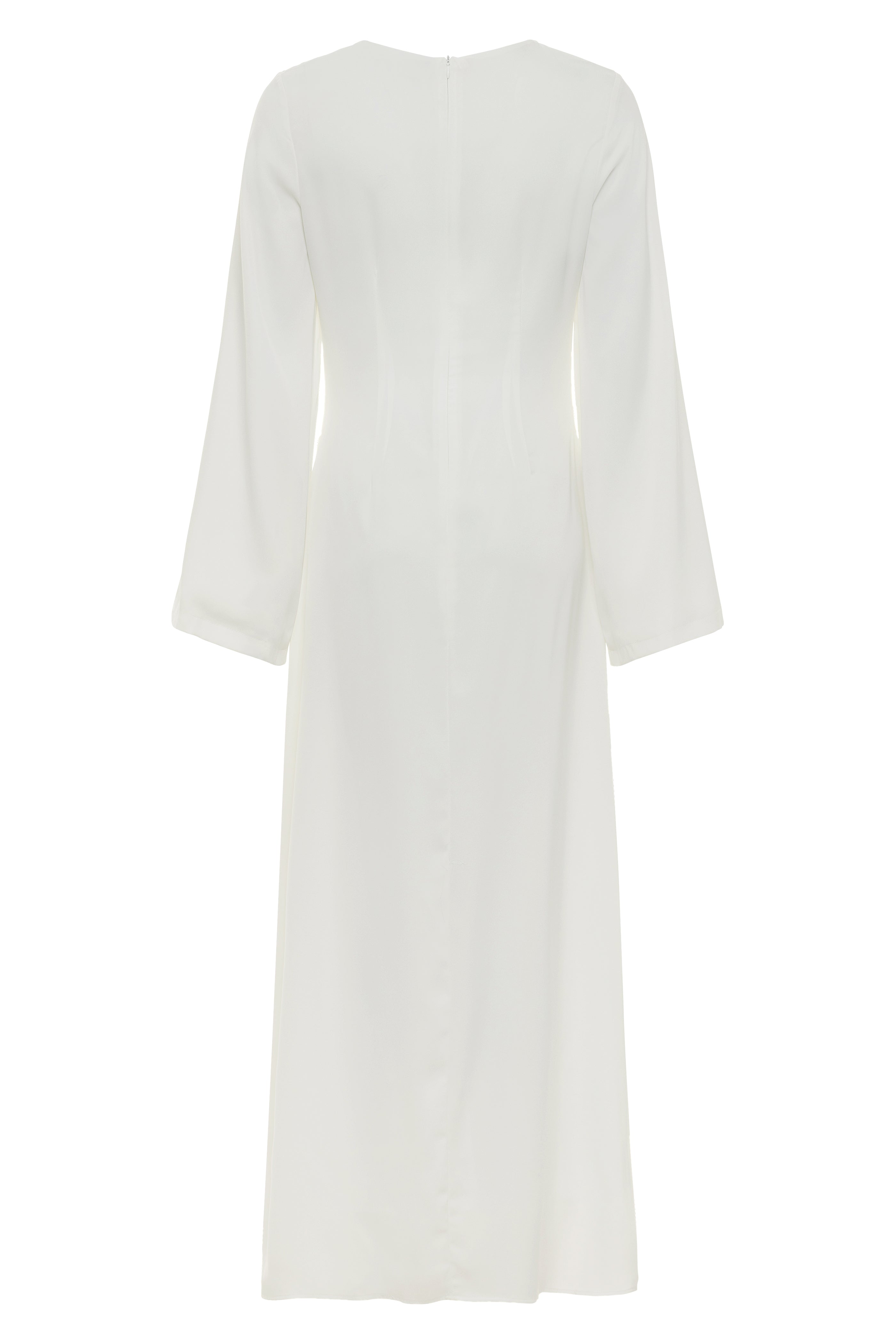 Grace Satin Maxi - White