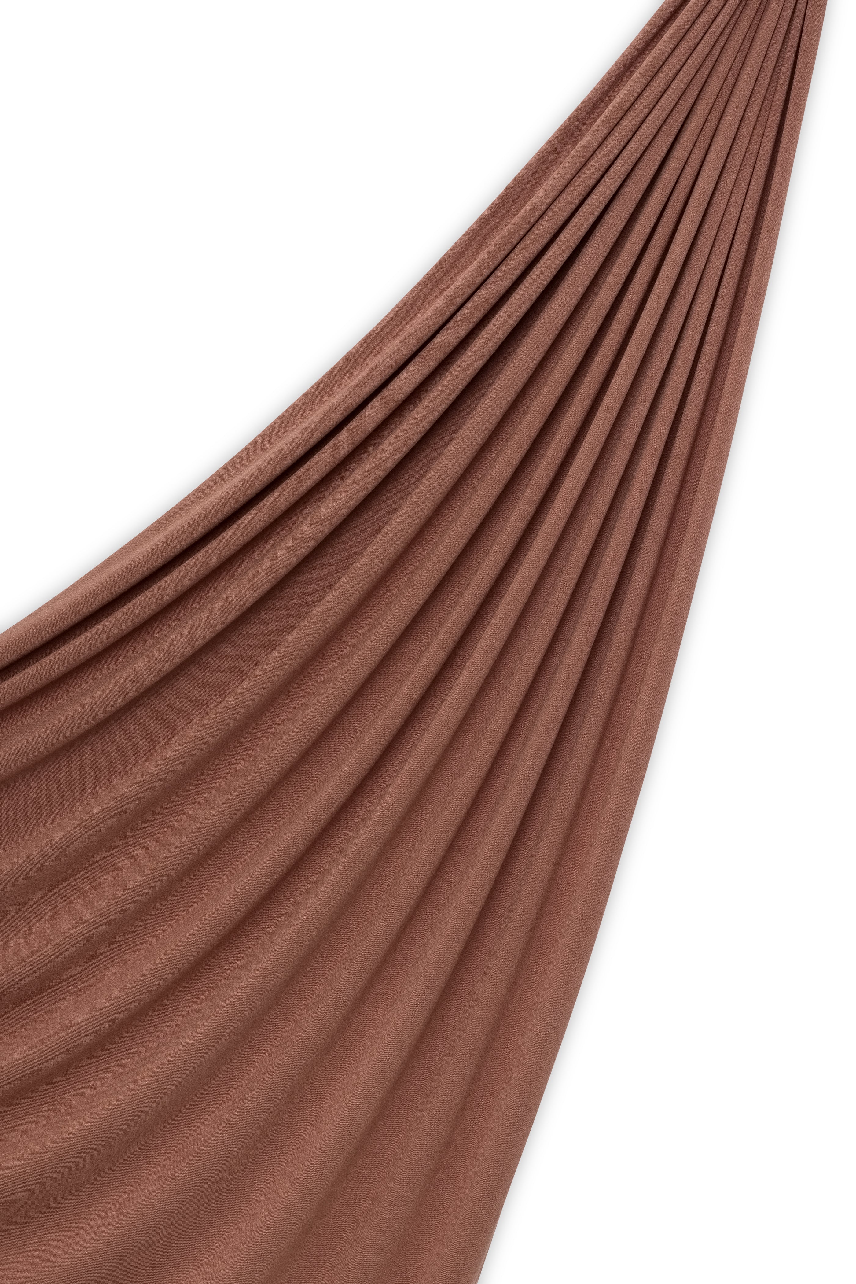 Bamboo Jersey Hijab - Toffee