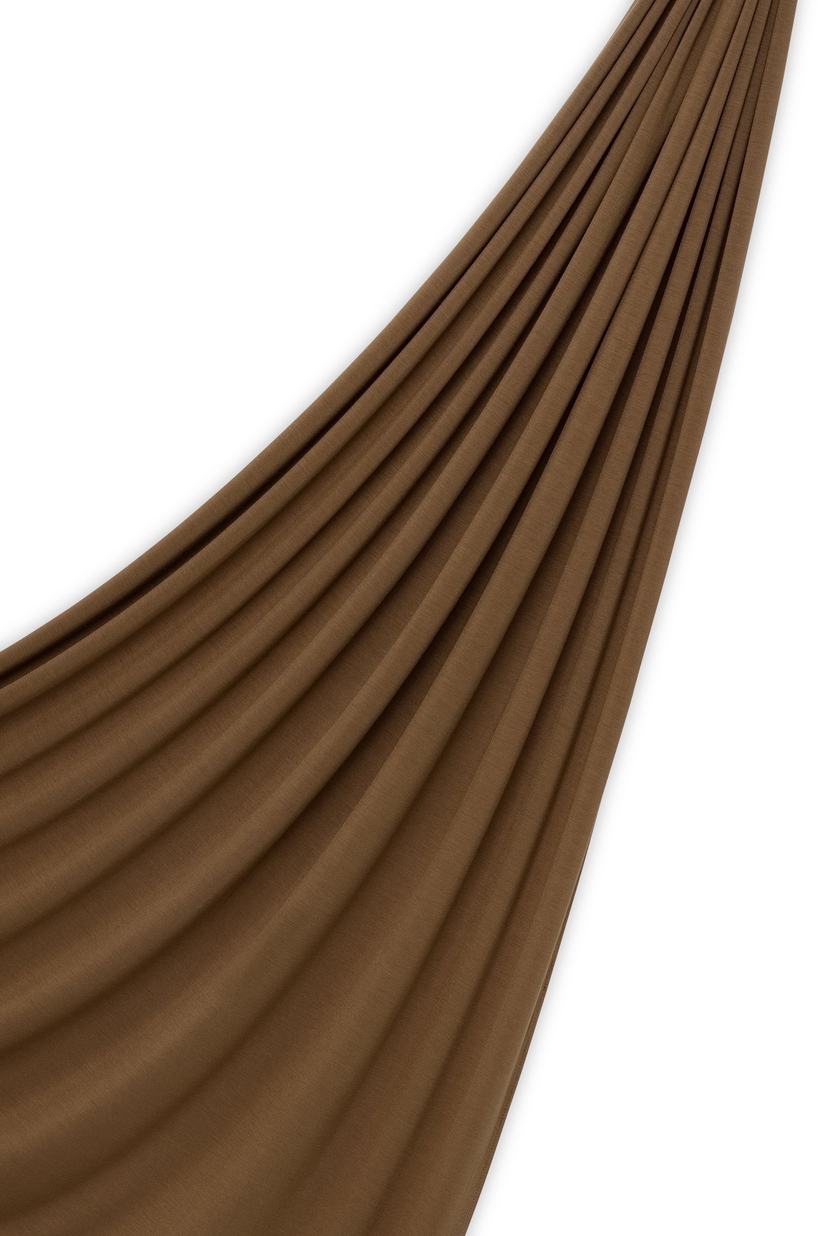 Bamboo Jersey Hijab - Umber